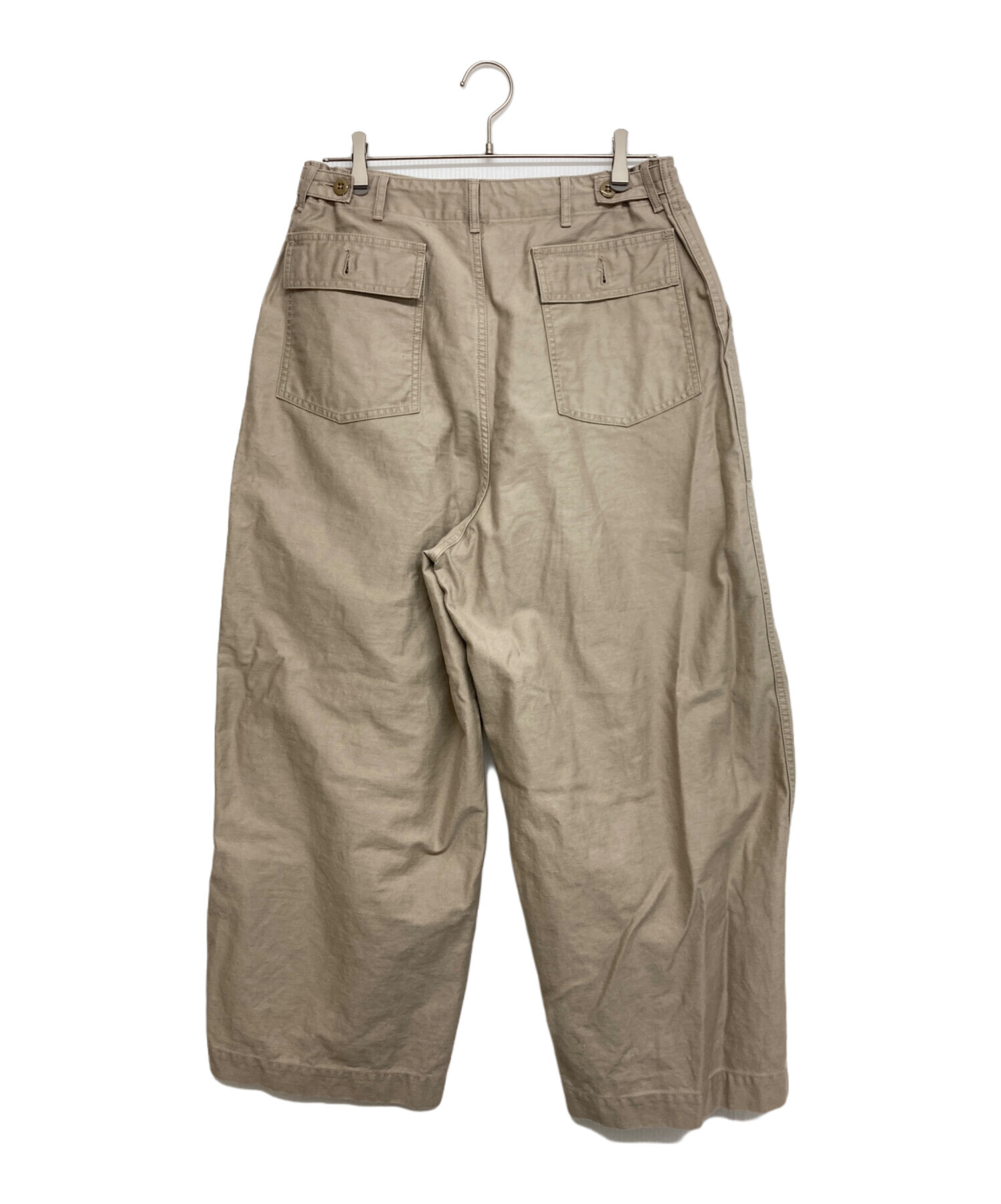 美品 Needles H.D. pant FATIGUE ベージュ 中古・古着通販】Needles (ニードルズ) H.D. PANT FATIGUE ベージュ