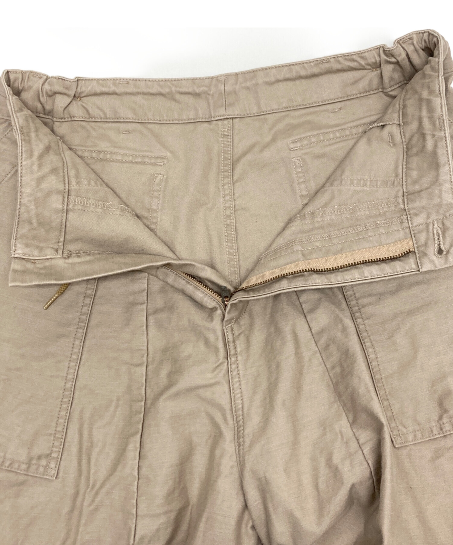 中古・古着通販】Needles (ニードルズ) H.D. PANT FATIGUE ベージュ