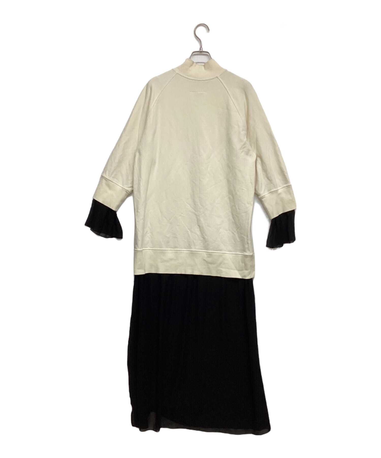 MM6 Maison Margielaバイカラー切り替えワンピース 中古・古着通販】MM6 Maison Margiela (エムエムシックスメゾン