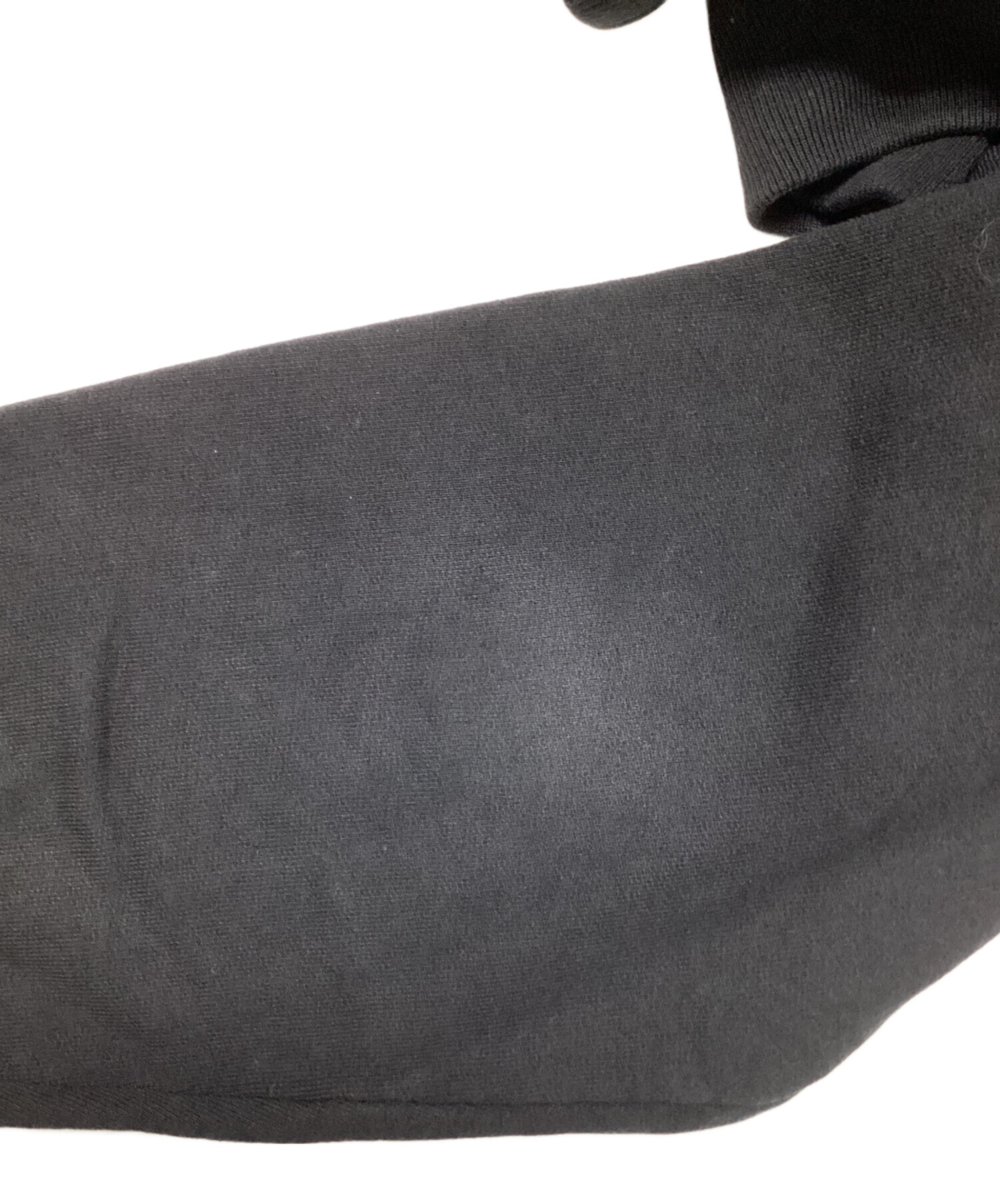 中古・古着通販】COMOLI (コモリ) コットン裏毛クルーネック ブラック