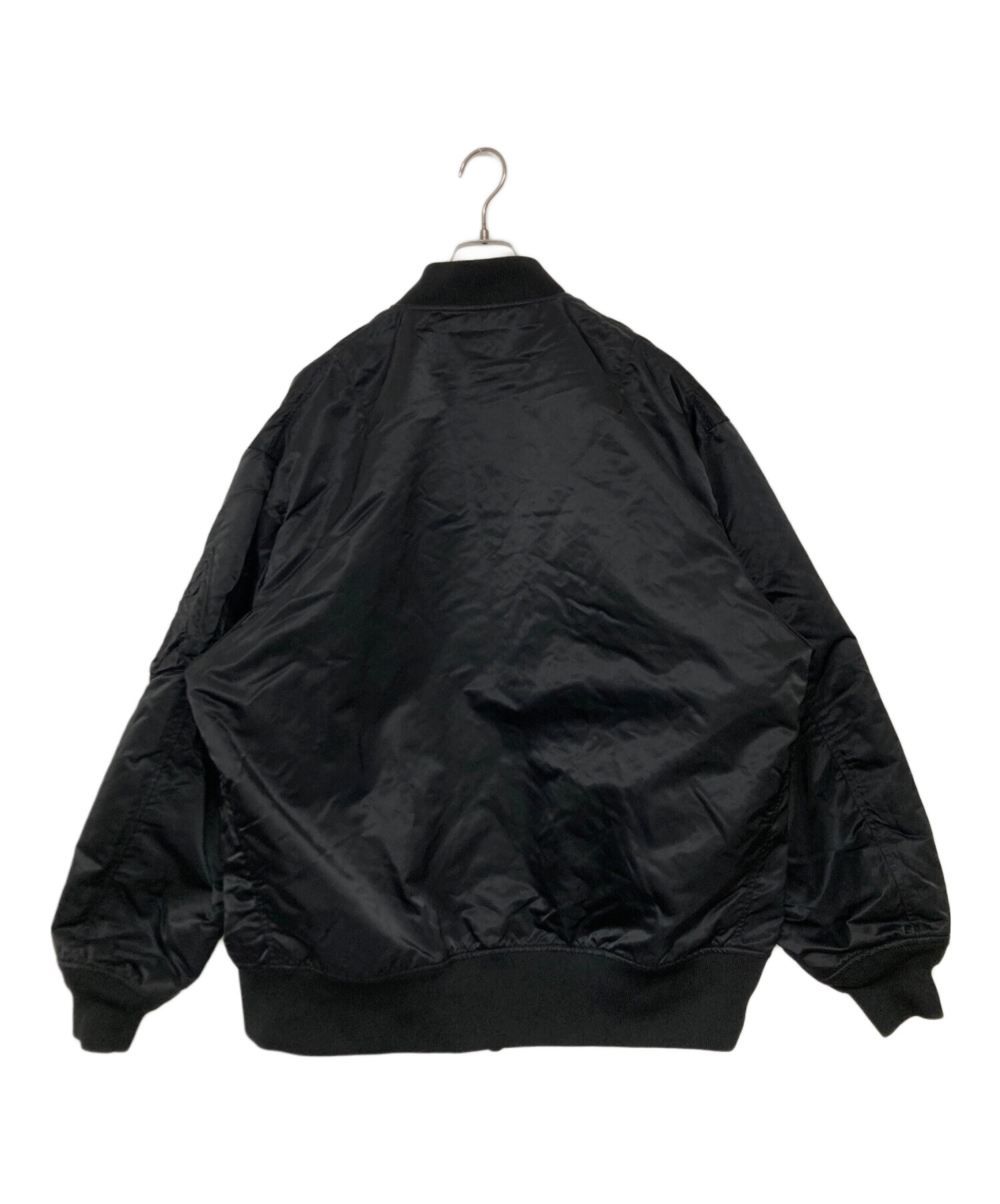 中古・古着通販】HYKE (ハイク) TYPE MA-1 JACKET ブラック サイズ