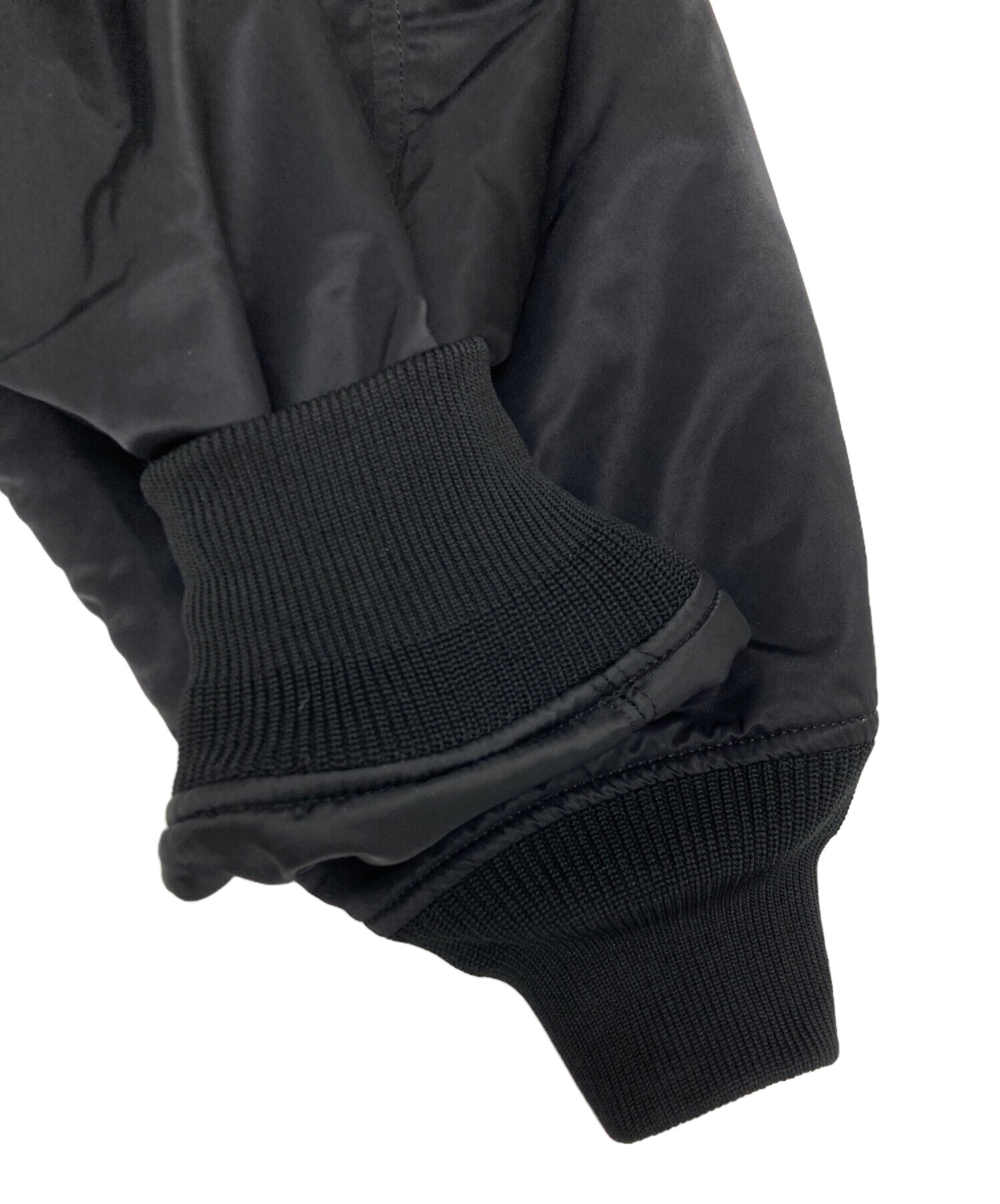 中古・古着通販】HYKE (ハイク) TYPE MA-1 JACKET ブラック サイズ