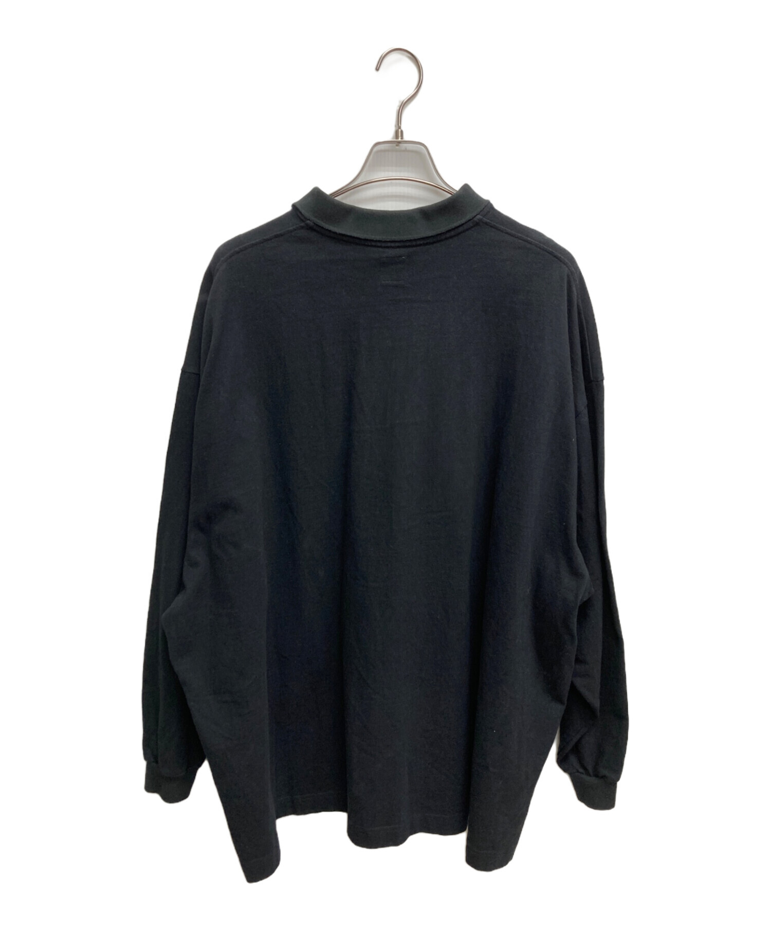 中古・古着通販】SEESEE (シーシー) SEE SEE BIG LS POLO ブラック