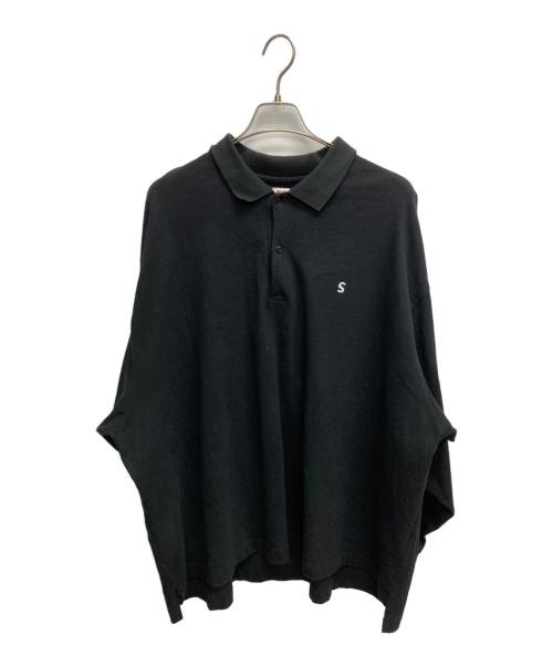 中古・古着通販】SEESEE (シーシー) SEE SEE BIG LS POLO ブラック