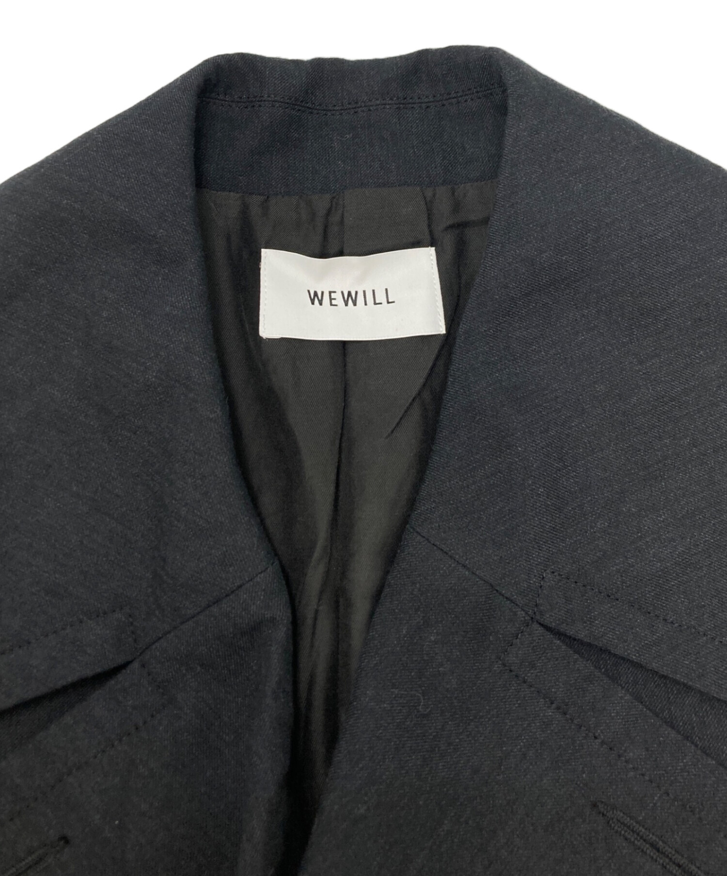 中古・古着通販】WEWILL (ウィーウィル) ダブルブレステッドジャケット 