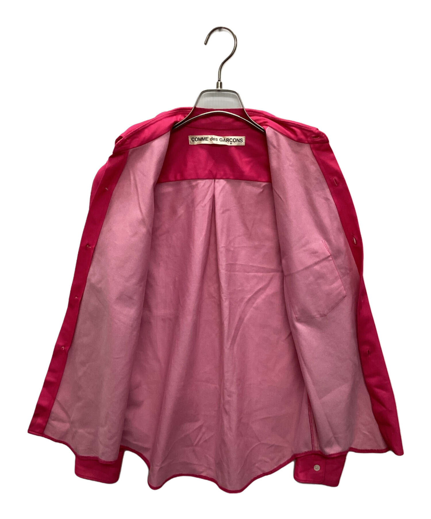 COMME des GARCONS SHIRT ジャケット M ピンク 【古着】【中古】【送料無料】 中古・古着通販】COMME des GARCONS (コムデギャルソン) シャツ