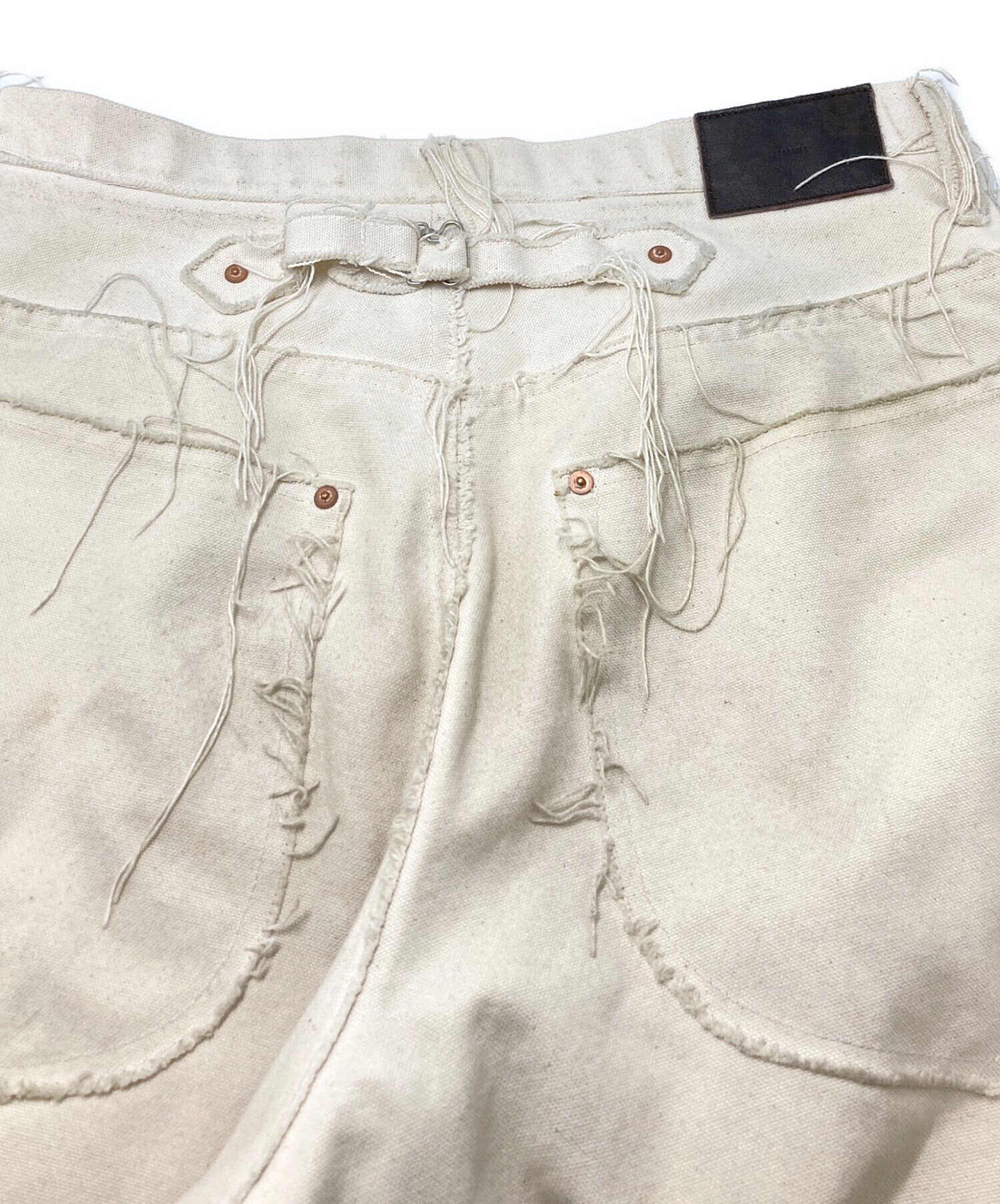 中古・古着通販】SUGARHILL (シュガーヒル) RAW-EDGE CANVAS DENIM