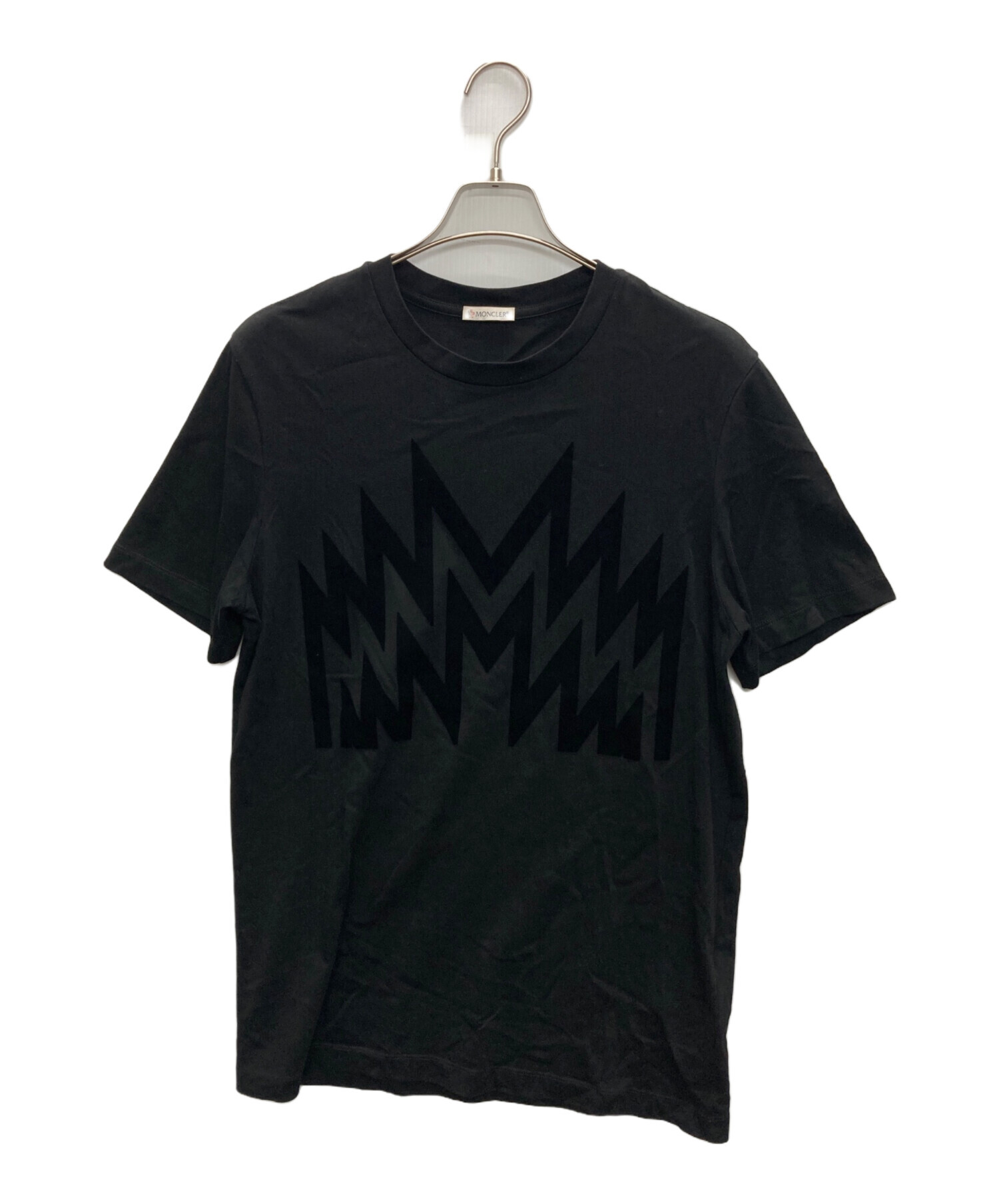 中古・古着通販】MONCLER (モンクレール) SS TSHIRT ブラック サイズ