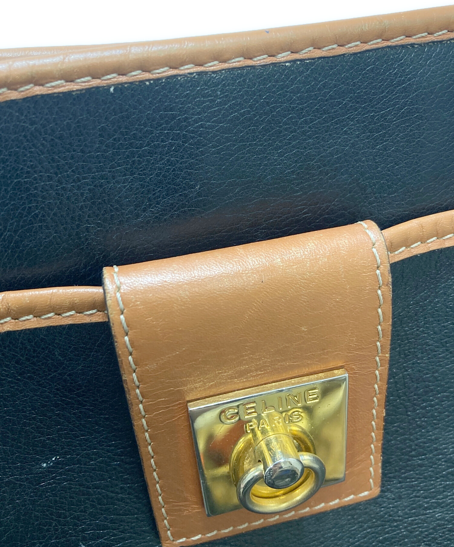 中古・古着通販】CELINE (セリーヌ) ガンチーニショルダーバッグ 