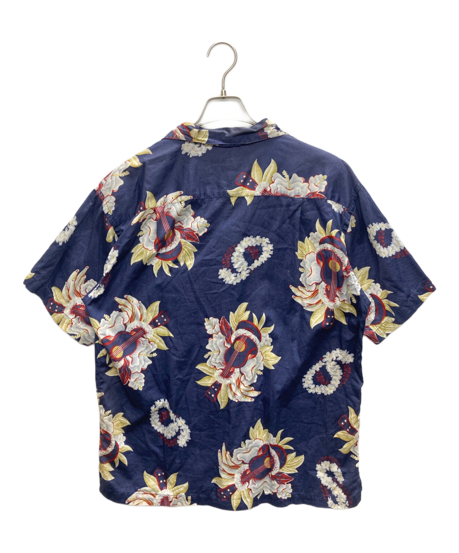 パタゴニア アロハシャツ ウクレレ　Ｓ ネイビー 中古・古着通販】Patagonia (パタゴニア) ウクレレ柄アロハシャツ