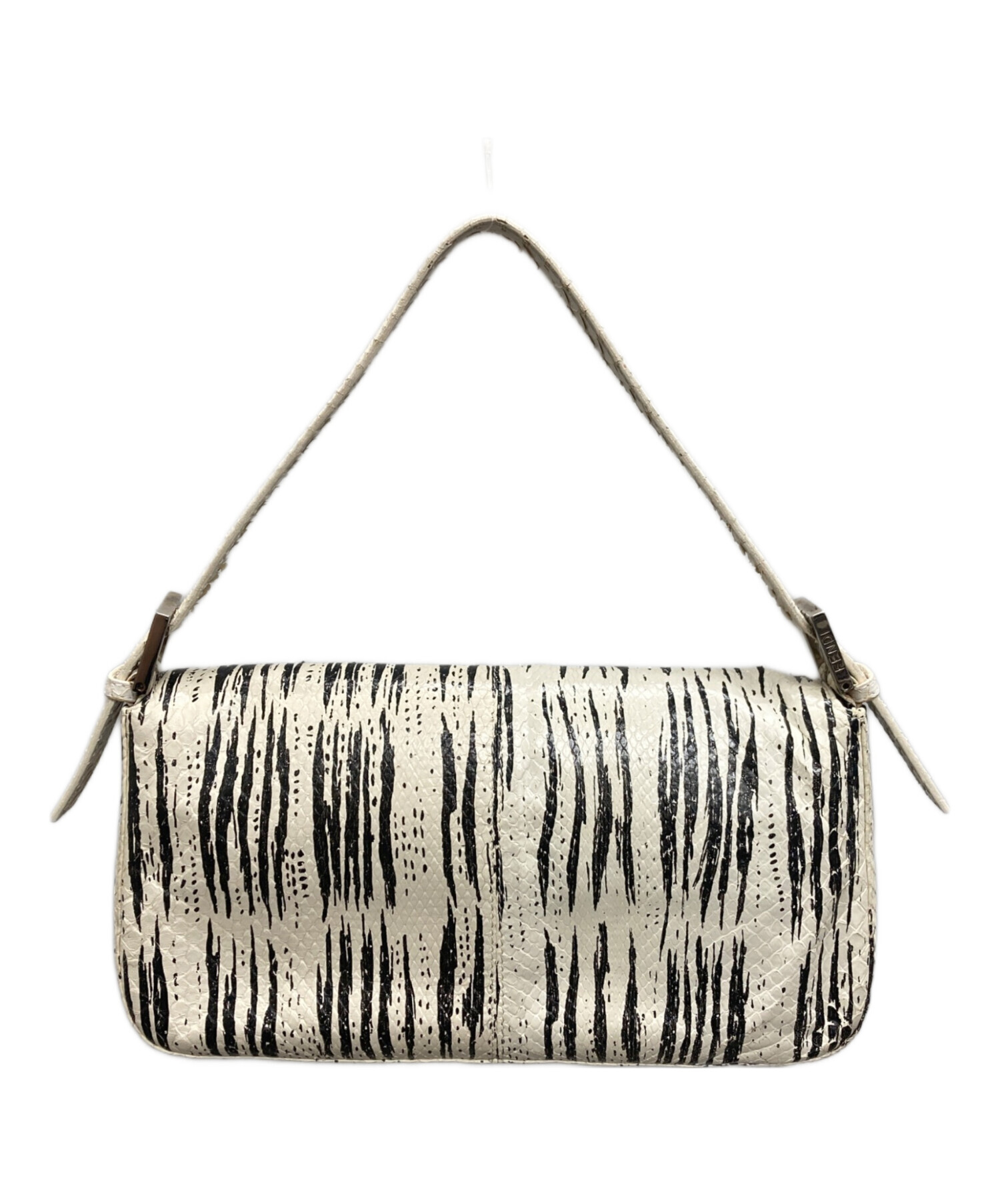 中古・古着通販】FENDI (フェンディ) ゼブラ柄パイソンマンマバケット 