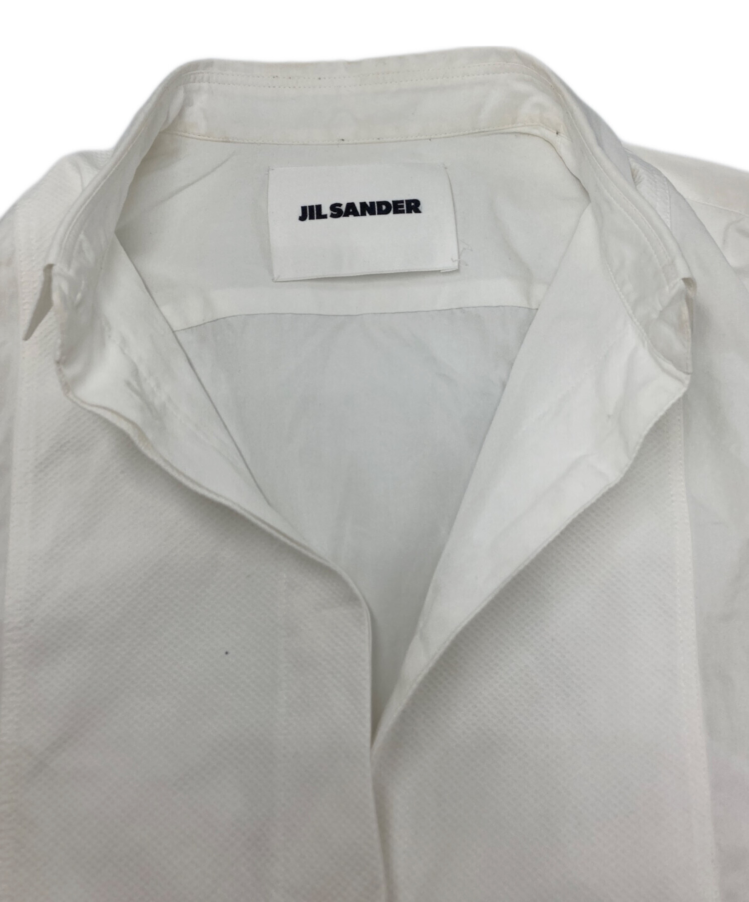 中古・古着通販】JIL SANDER (ジルサンダー) フロント切替シャツ 