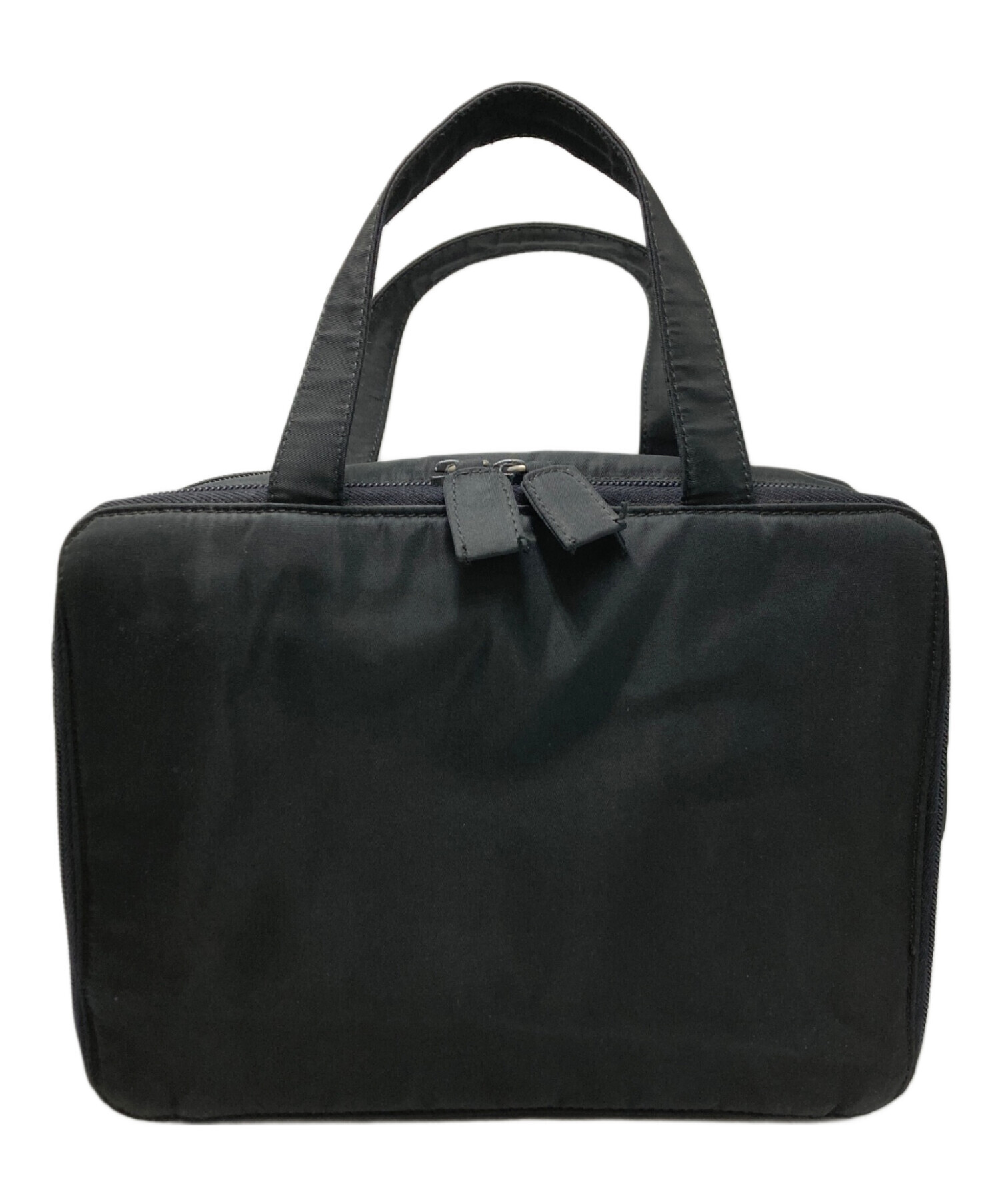 中古・古着通販】PRADA (プラダ) コスメハンドバッグ ブラック サイズ 