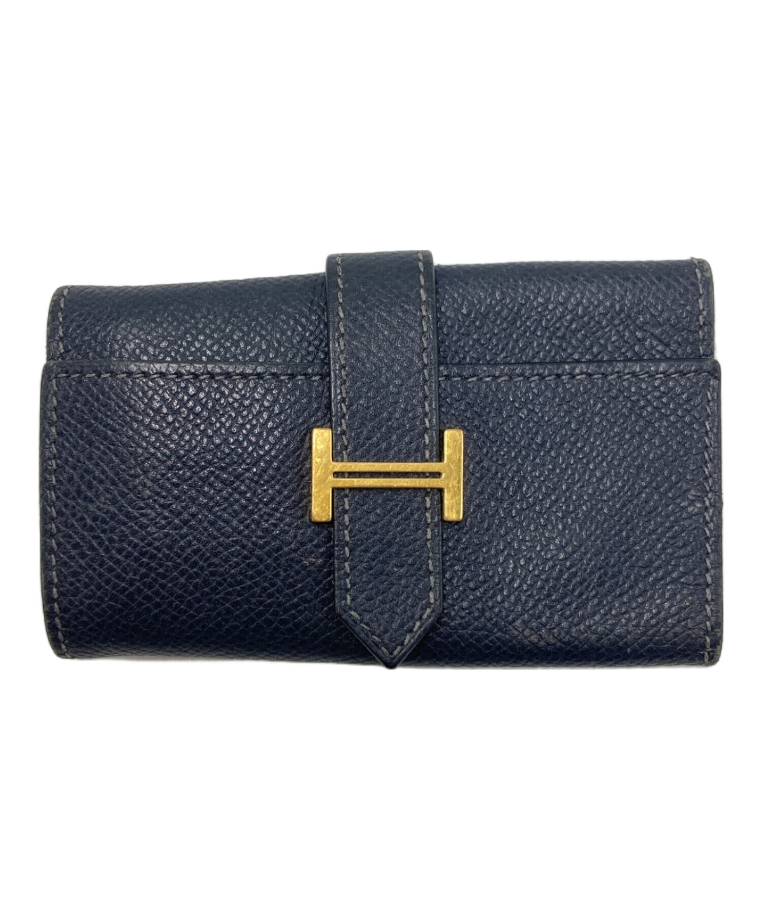 HERMES エルメス　ベアン　6連キーケース　スカイブルー　ロゴ金具 HERMES エルメス ベアン 6連キーケース スカイブルー ロゴ金具 【公式