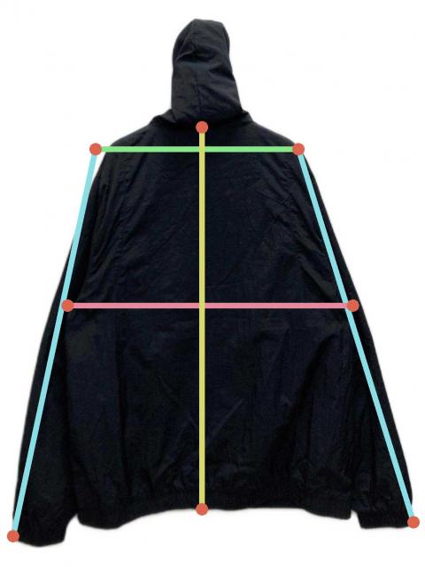 中古・古着通販】JORDAN (ジョーダン) アノラックパーカー ブラック