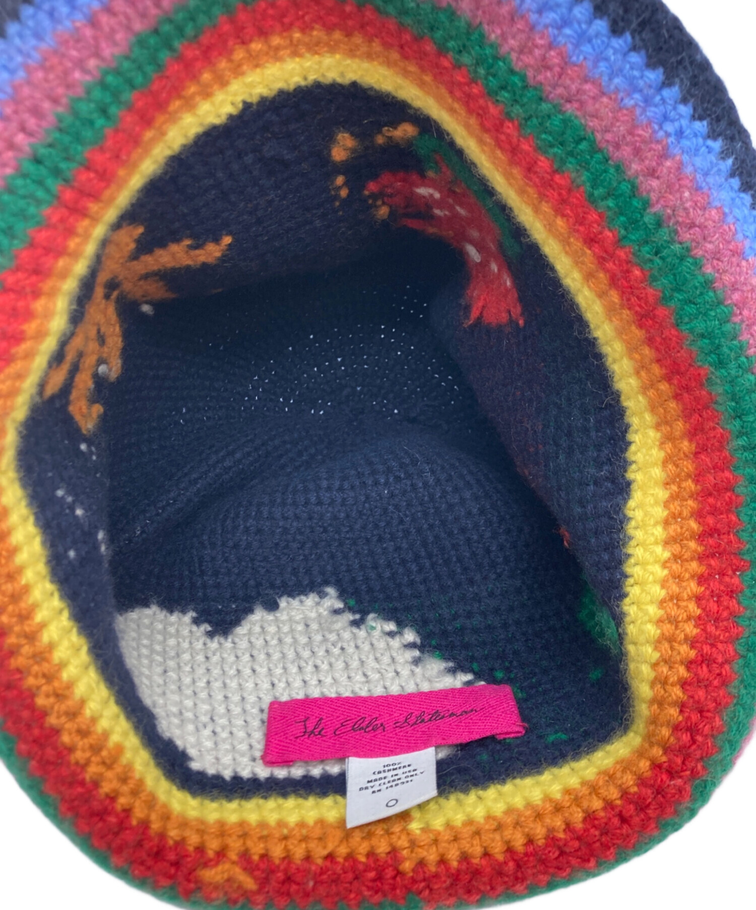 The Elder Statesman カシミアニットM カシミアマルチカラー 中古・古着通販】The Elder Statesman (エルダーステイツマン