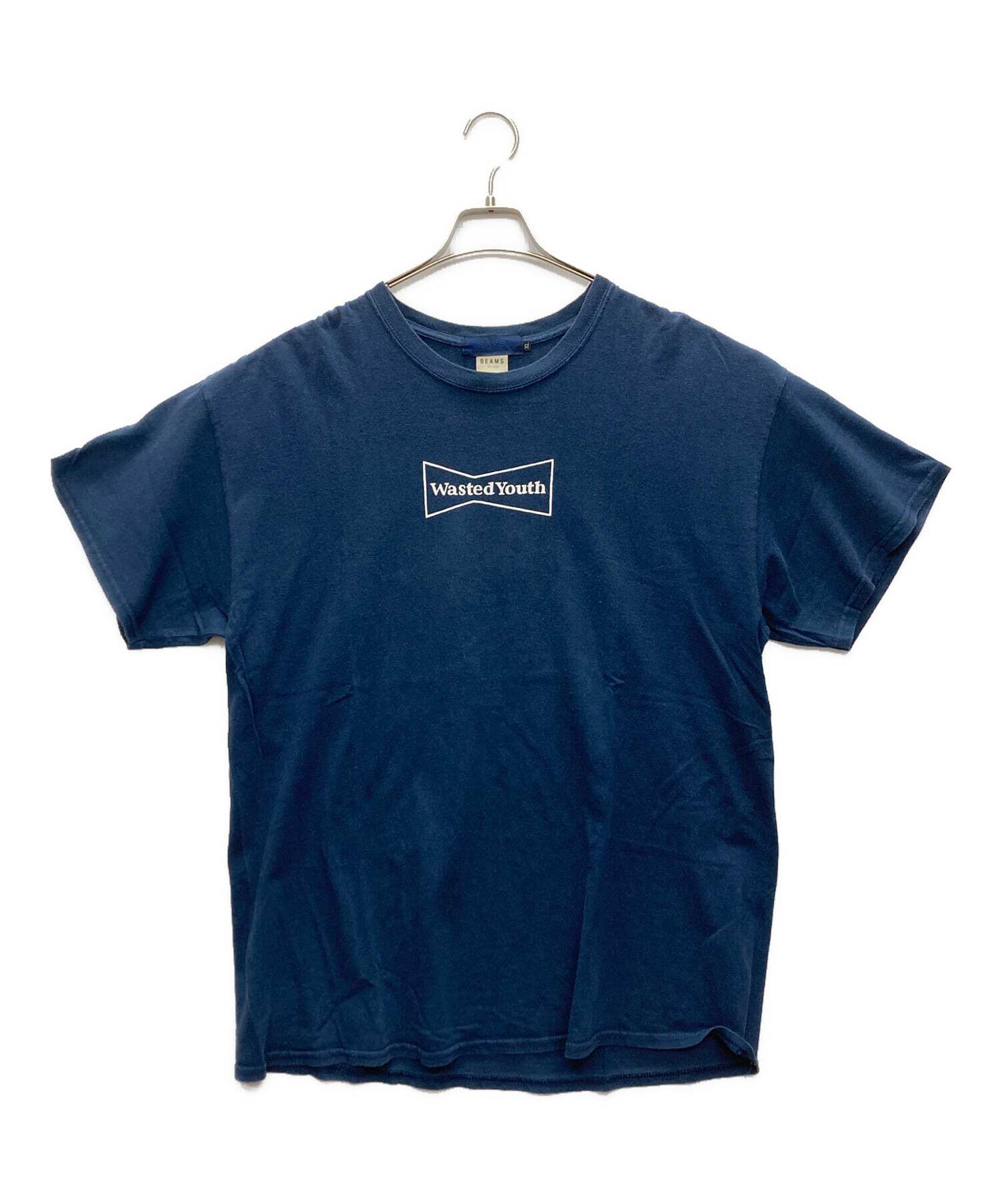 Wasted Youth ニット ポロシャツ ネイビー M Wasted Youth】Wasted Youth Knit Polo S/S トップス 【Mサイズ