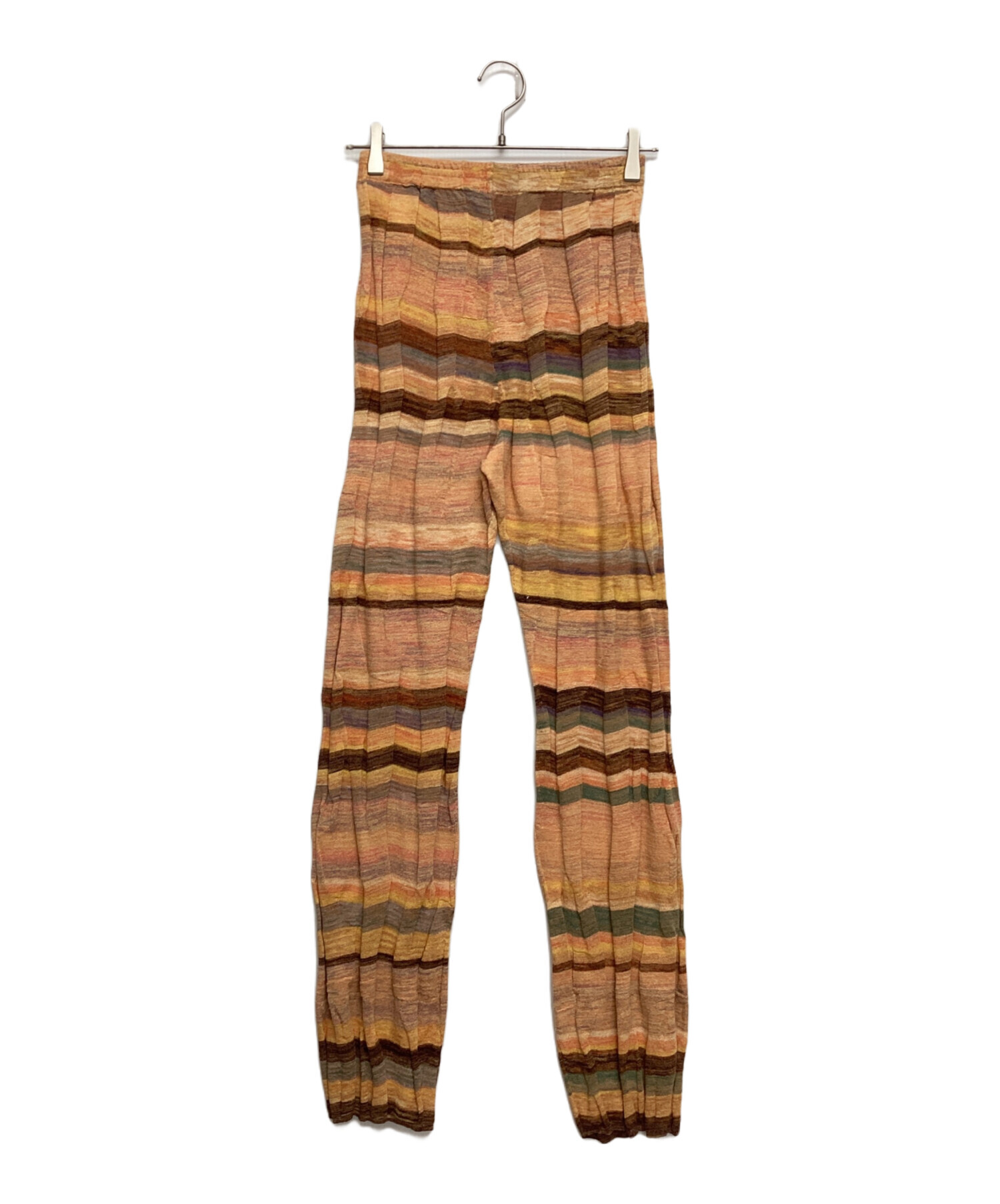 中古・古着通販】PERVERZE (パーバーズ) Wave Border Loose Knit Pants