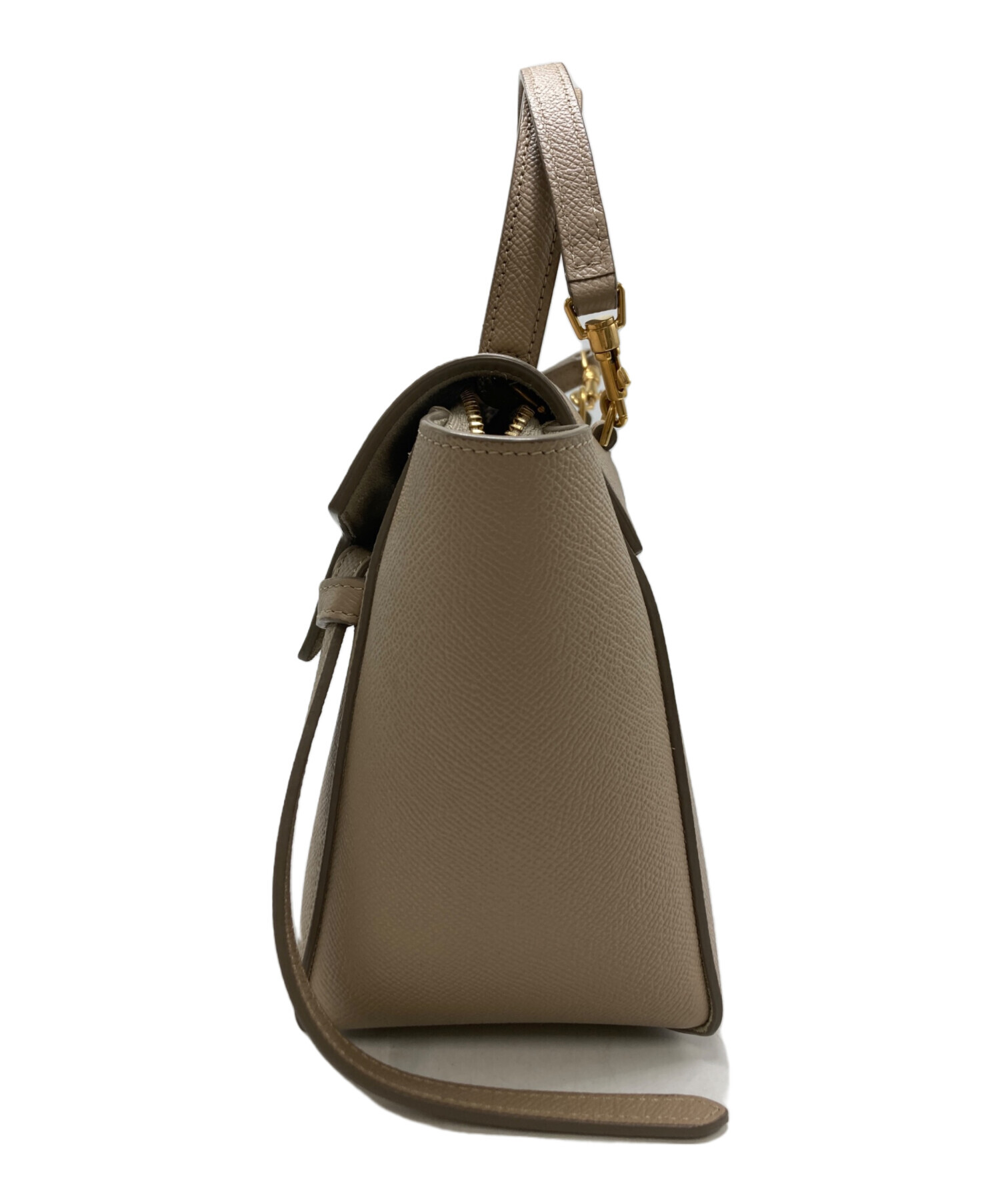 中古・古着通販】CELINE (セリーヌ) ベルトバッグ ナノ ベージュ