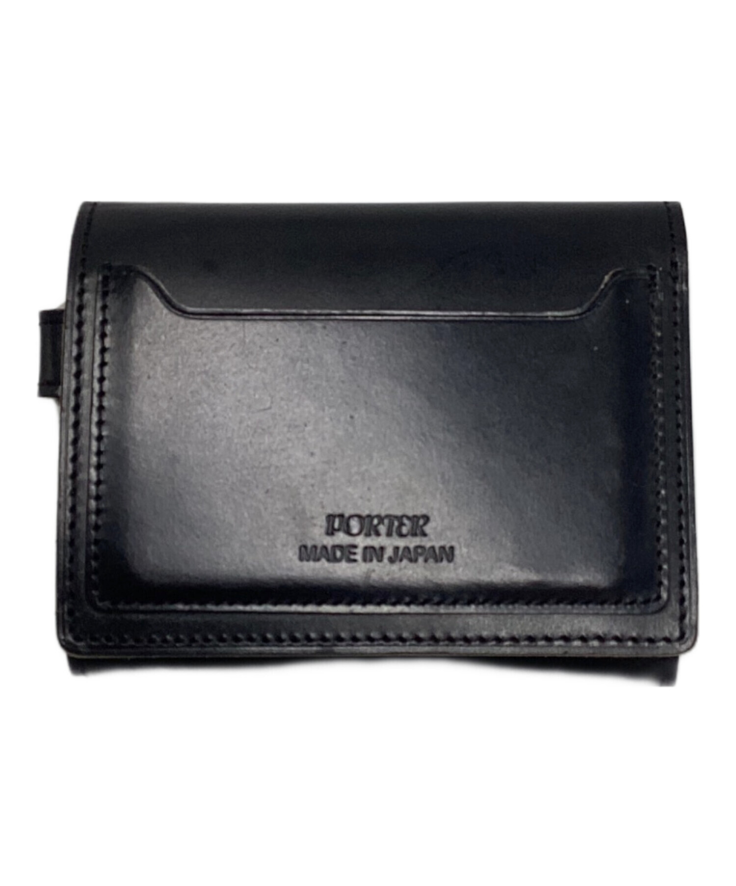 PORTER ブラック 三つ折り財布 ✨希少・箱つき✨PORTER CHARMANT 三