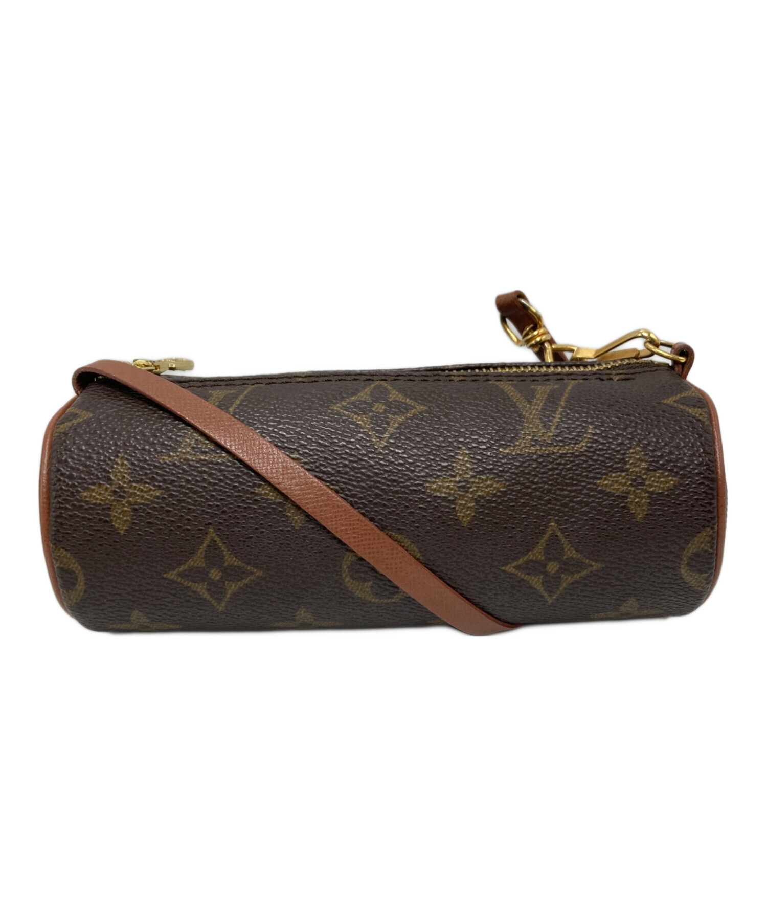 ルイヴィトン LOUIS VUITTON パピヨンポーチ モノグラム ブラウン 極美品 LOUIS VUITTON ルイヴィトン パピヨンポーチ モノグラム