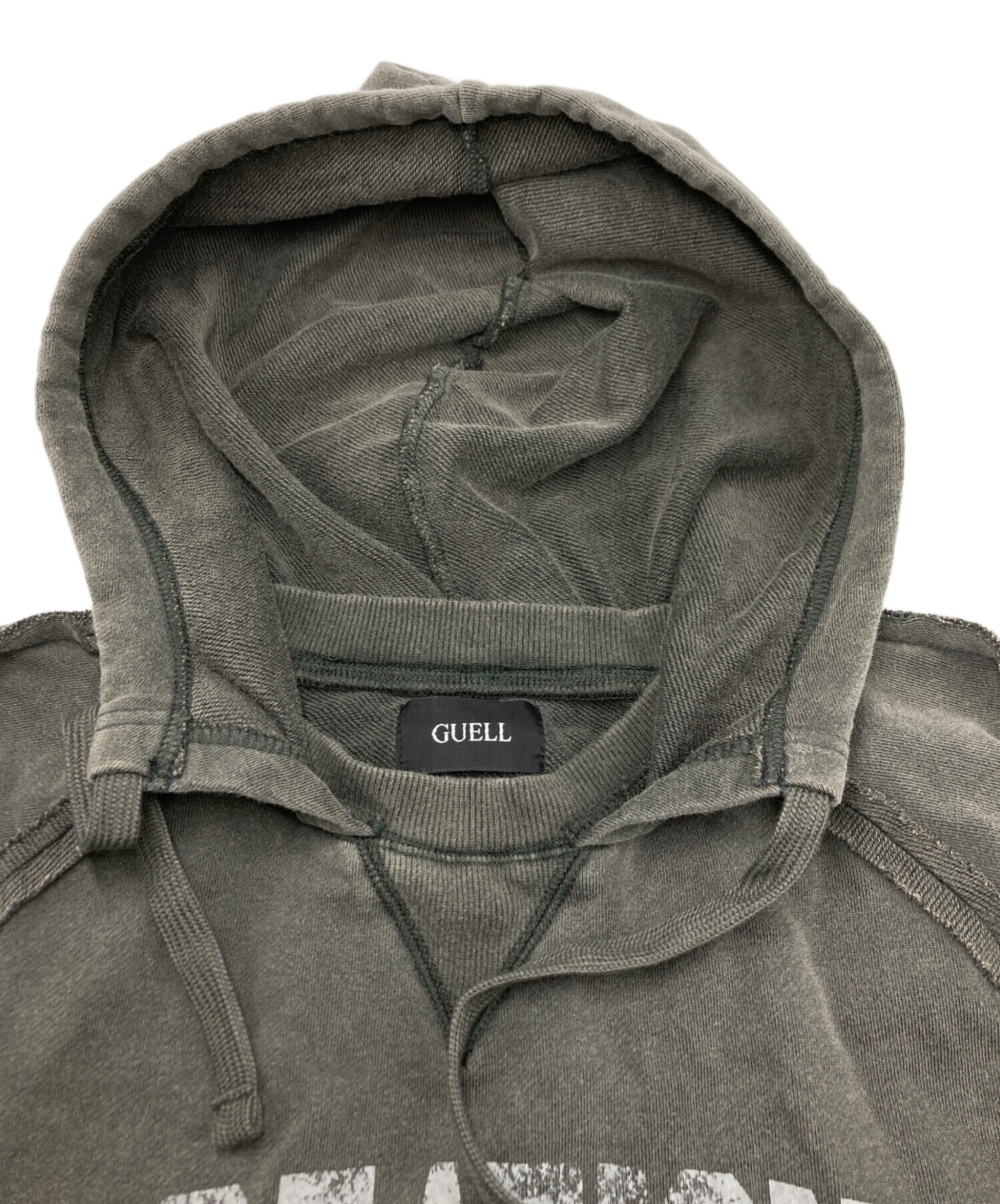 中古・古着通販】GUELL (グエル) Insideout Hoodie グレー サイズ:SIZE