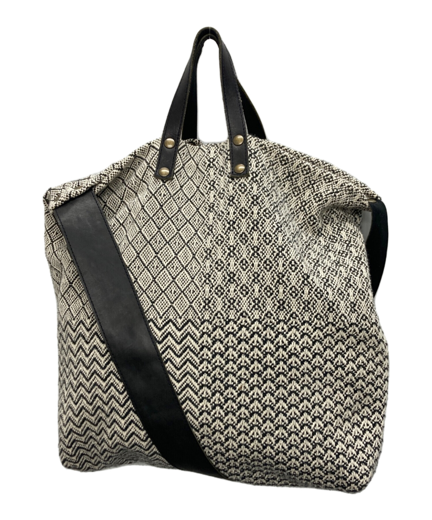 trois temps/トロワトン手織り2wayトートバック 北欧暮らしの道具店