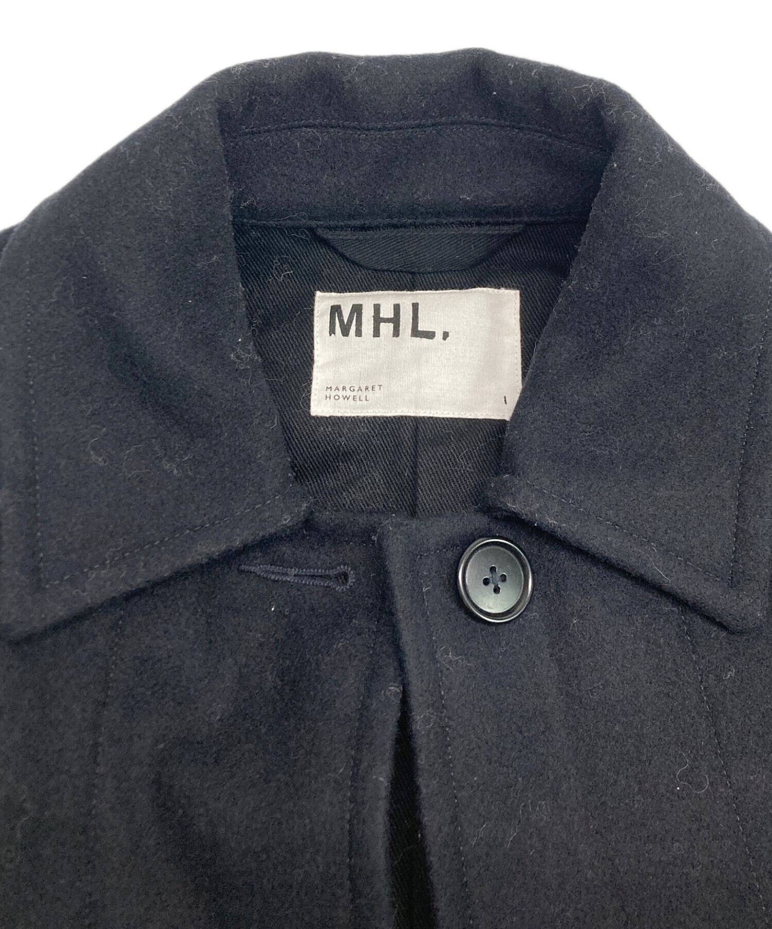 中古・古着通販】MHL (エムエイチエル) BASIC WOOL MELTON COAT 
