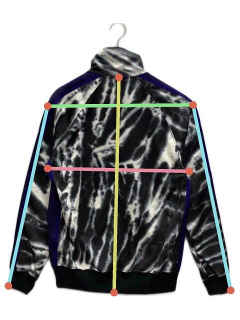 中古・古着通販】Needles (ニードルズ) タイダイ柄トラックジャケット