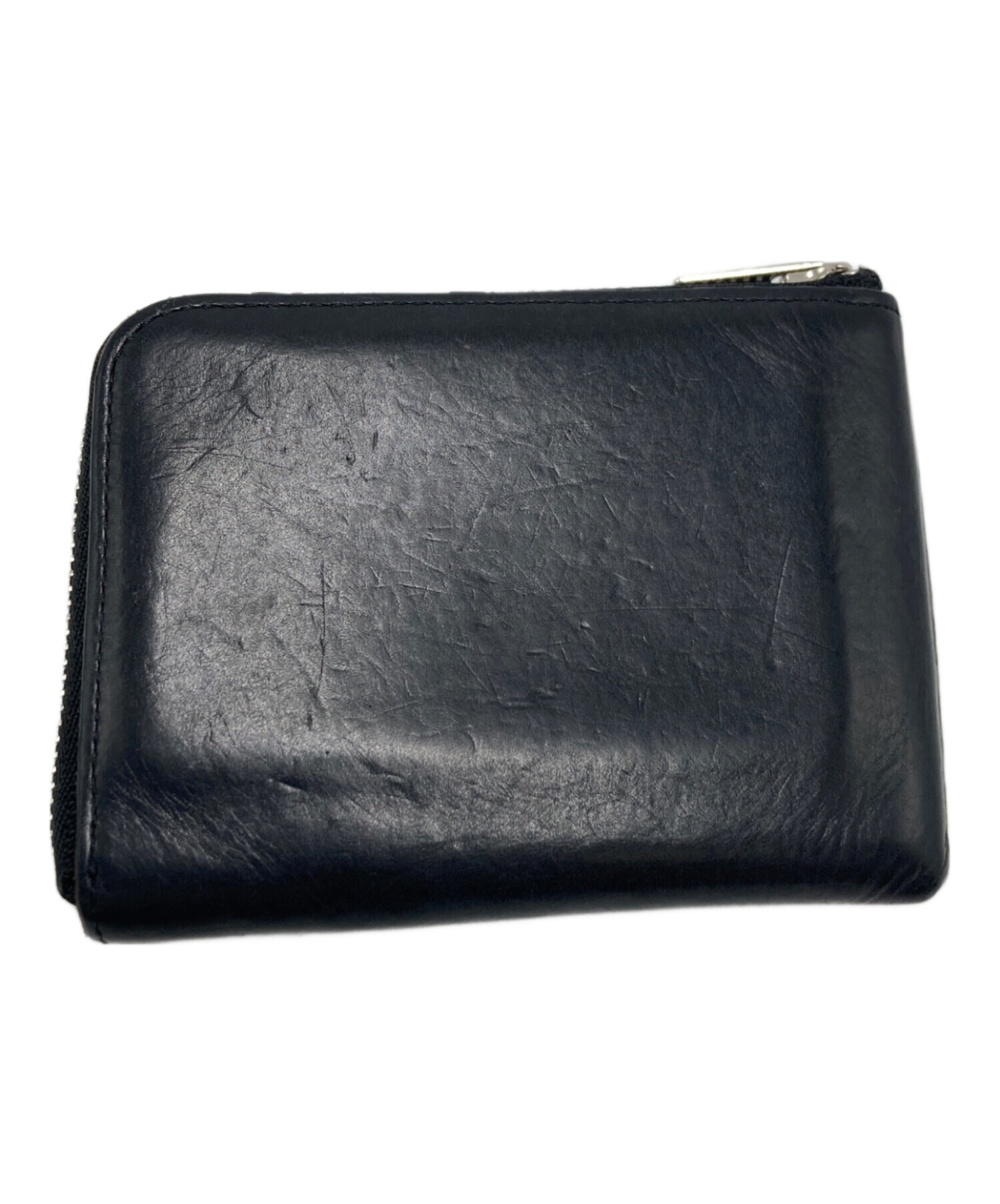 中古・古着通販】UNDERCOVER (アンダーカバー) オイルレザーミニL字ZIP