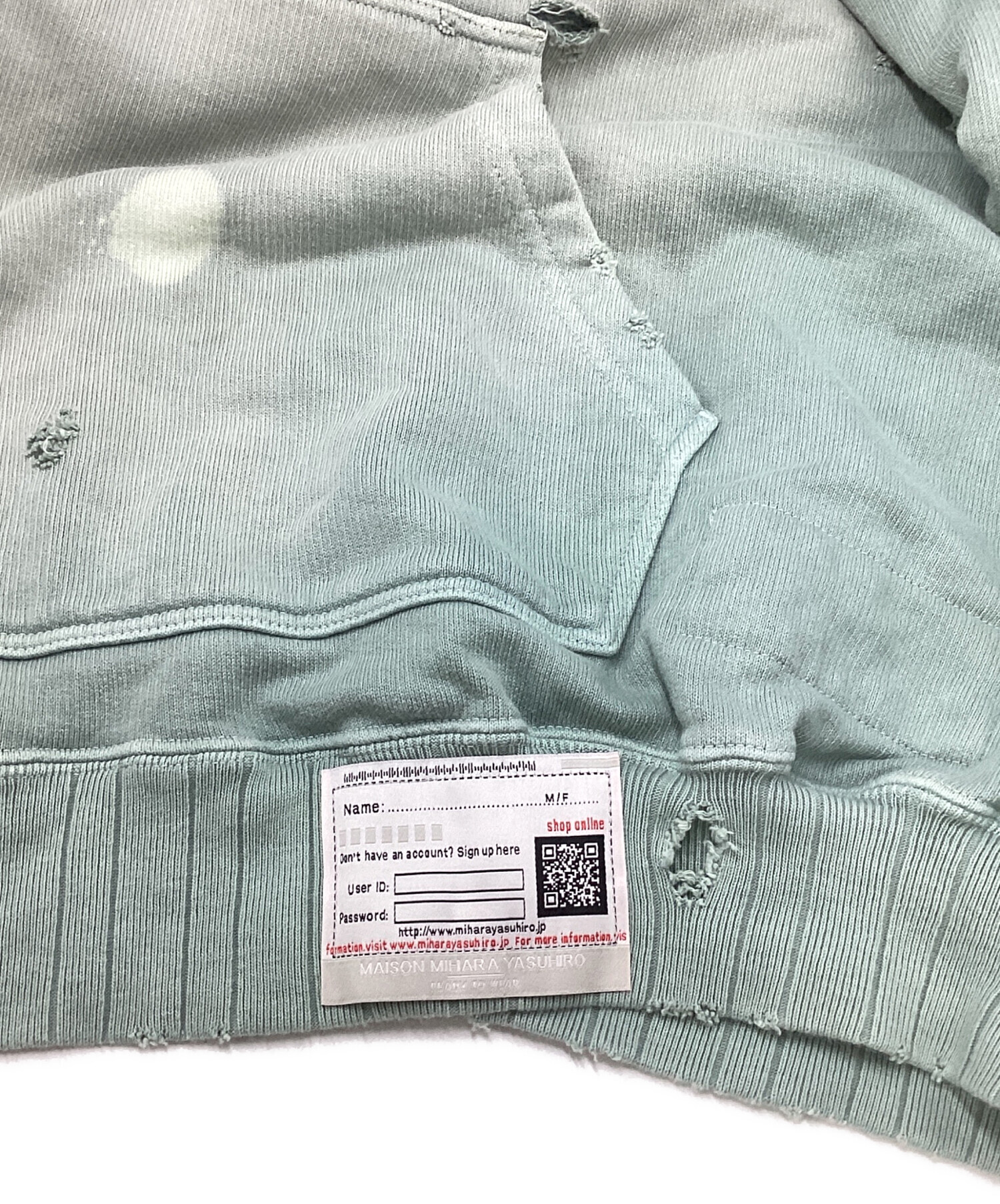 中古・古着通販】Maison MIHARA YASUHIRO (メゾン ミハラ ヤスヒロ