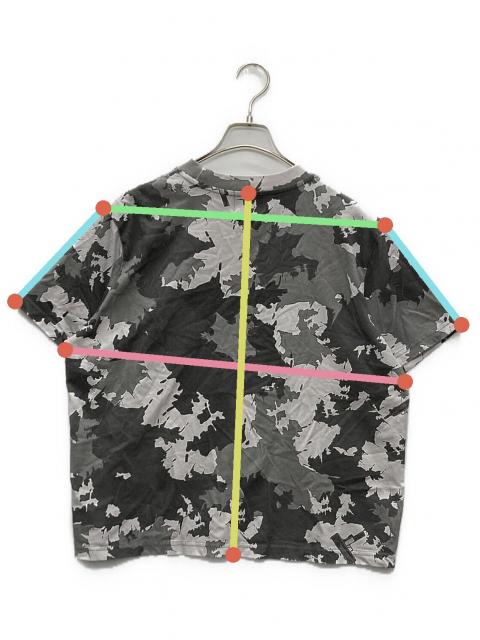 中古・古着通販】FLEX WIT ME (フレックスウィット三―) カモ柄ロゴT