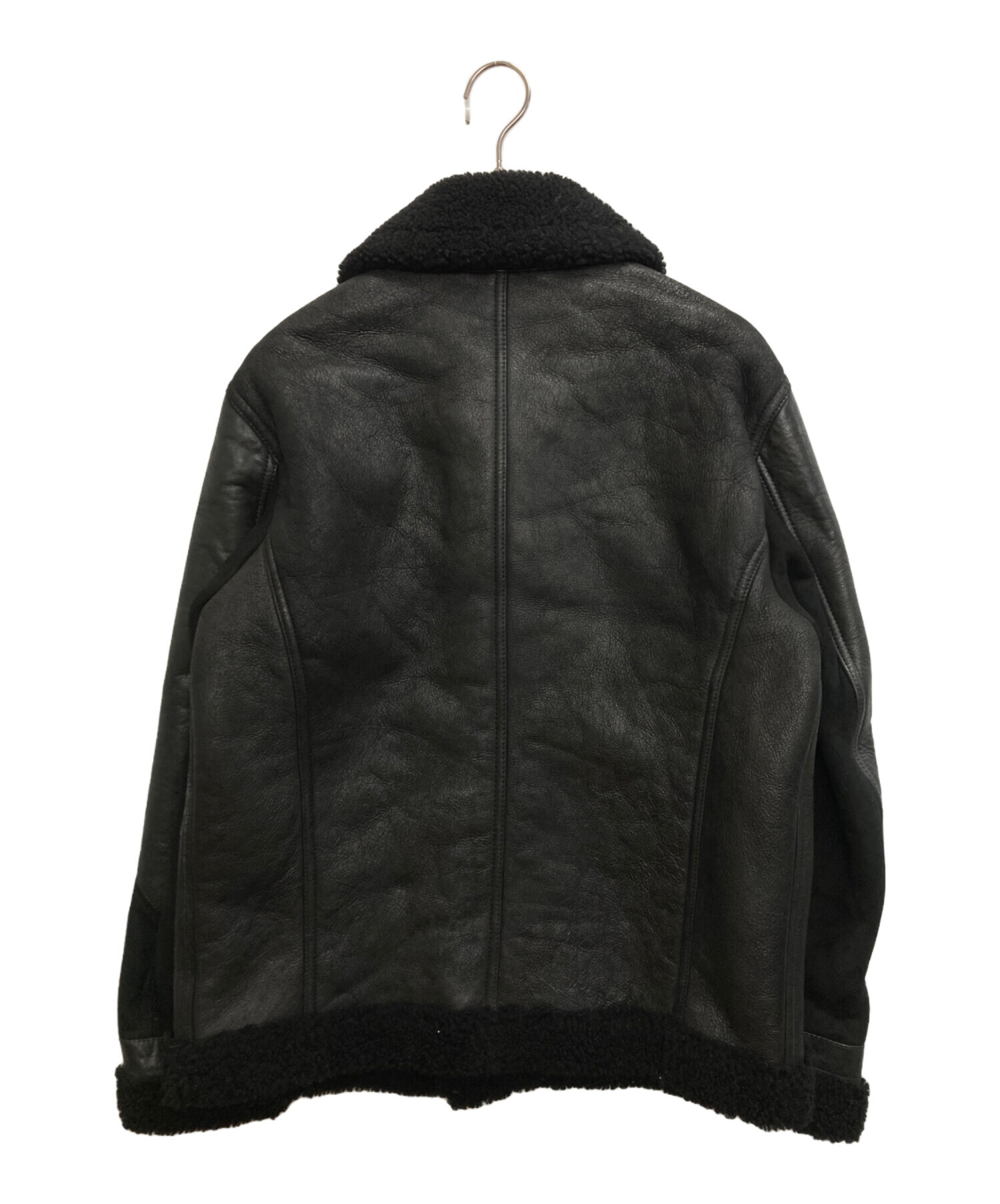 DENHAM ALLOWAY LEATHER JKT 羊革×牛革 レザームートンジャケット 