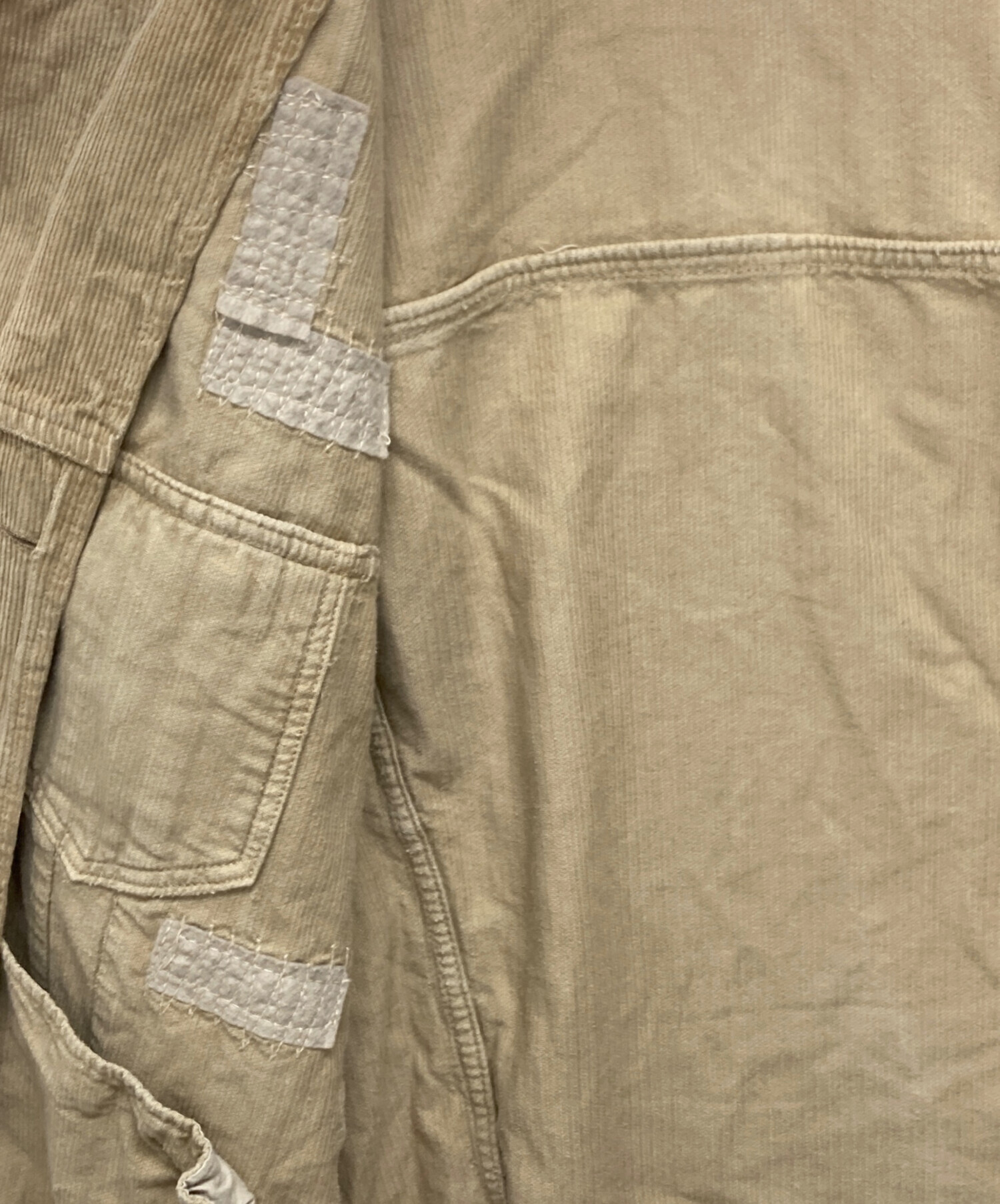 【美品】ドルチェアンドガッバーナ　ボアジャケット　コーデュロイ　ベージュ　M 美品】ドルチェアンドガッバーナ ボアジャケット コーデュロイ