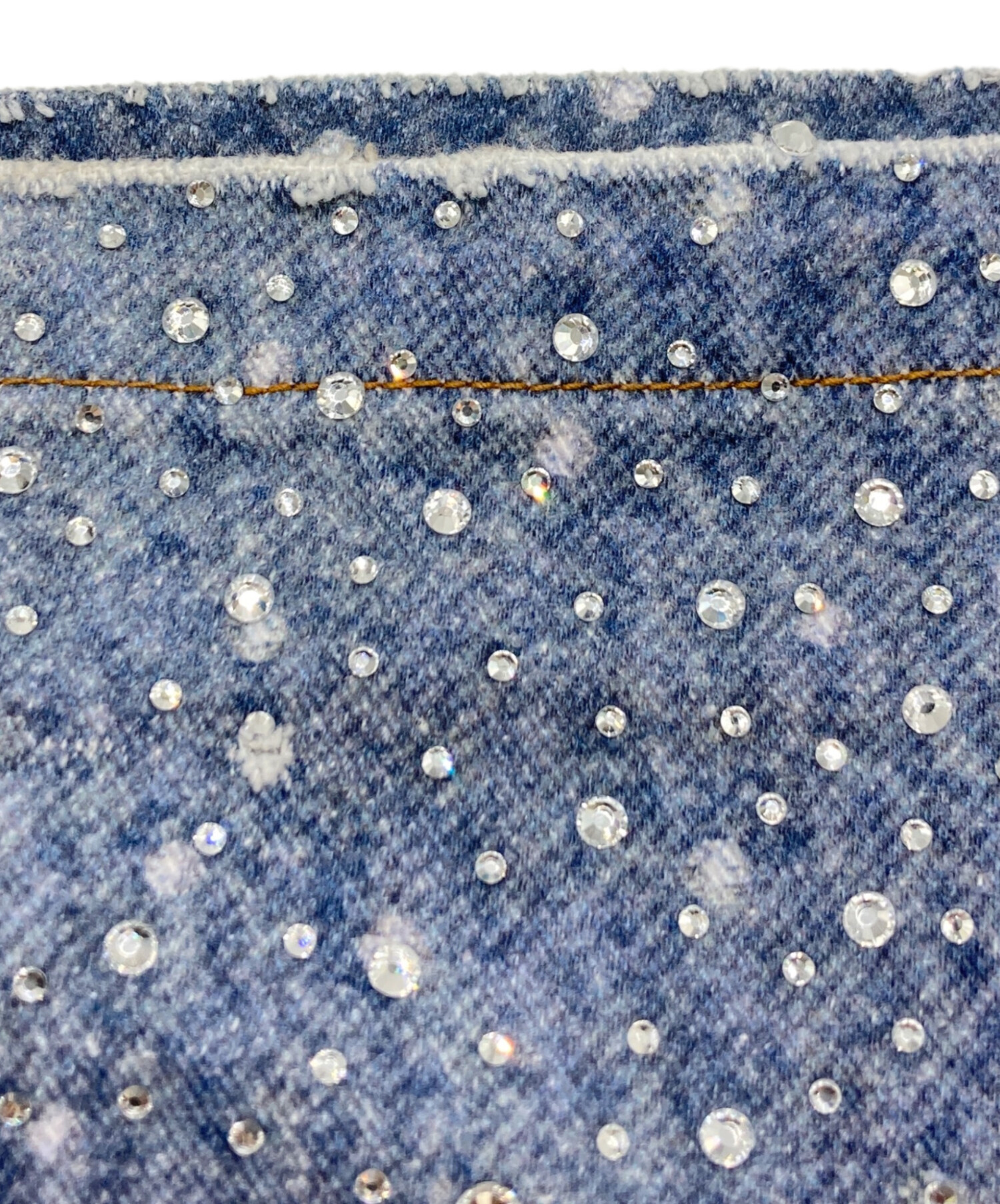 最終価格　birth of  child デニム BIRTH OF ROYAL CHILD rhinestone-embellished wide-leg Jeans