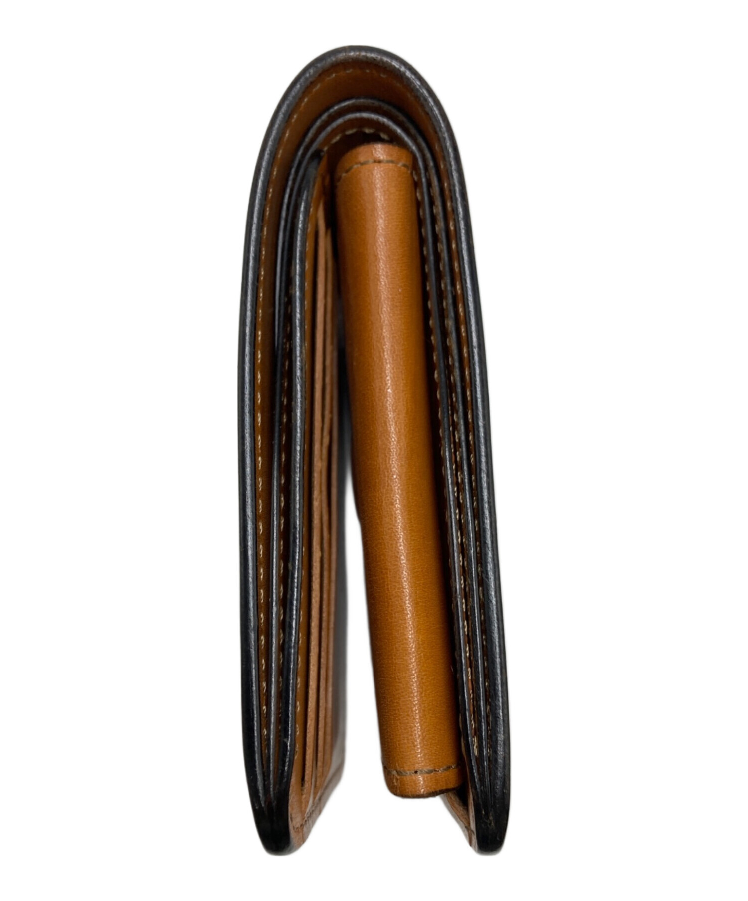 WILDSWANS 二つ折り財布 ブラウン 中古・古着通販】WILDSWANS (ワイルドスワンズ) 2つ折り財布 ブラウン