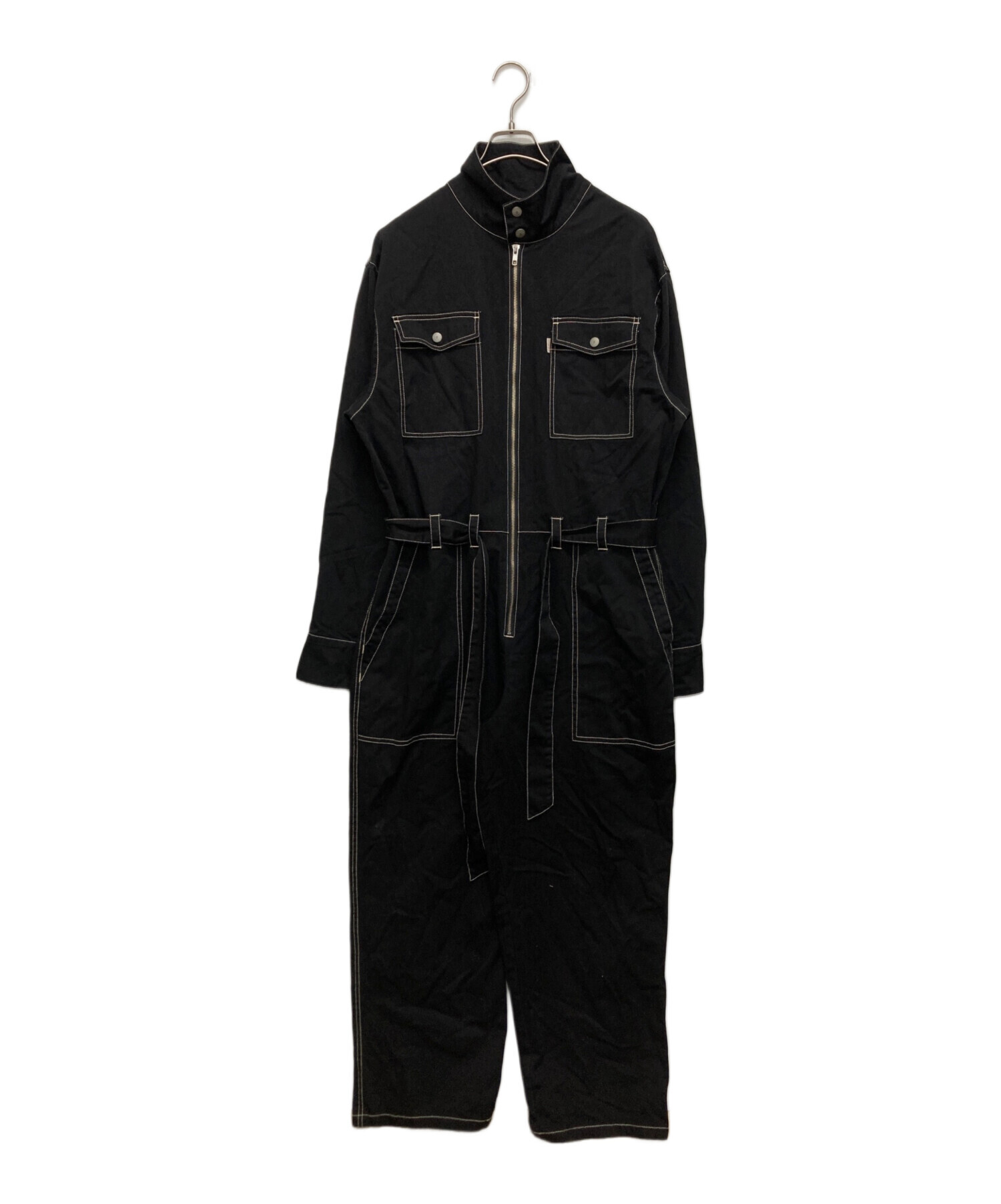AMBERGLEAM アンバーグリーム /ファブリックジャンプスーツ 中古・古着通販】AMBERGLEAM (アンバーグリーム) Fabric Jumpsuit