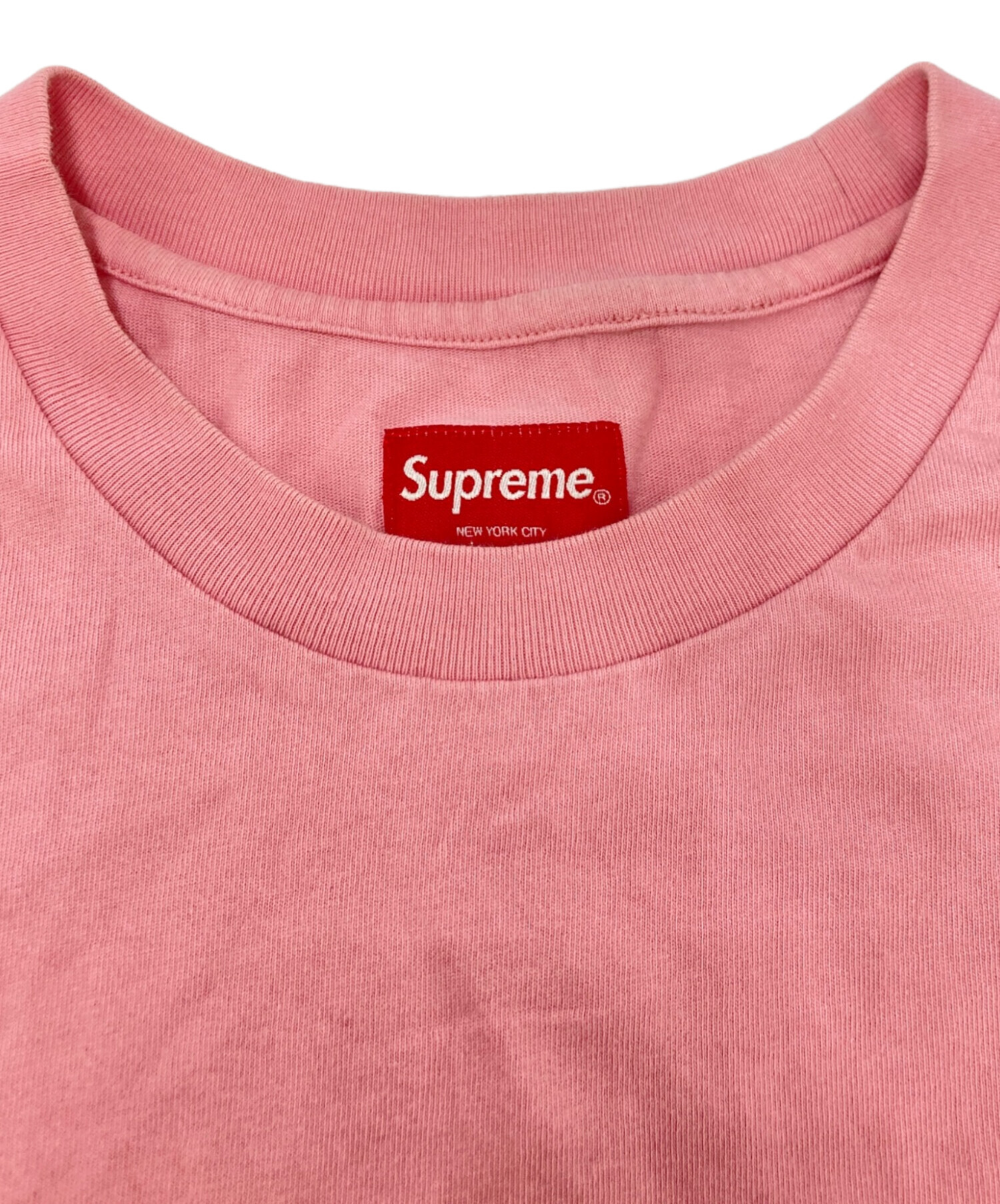 中古・古着通販】Supreme (シュプリーム) Small Box L/S Tee ピンク 