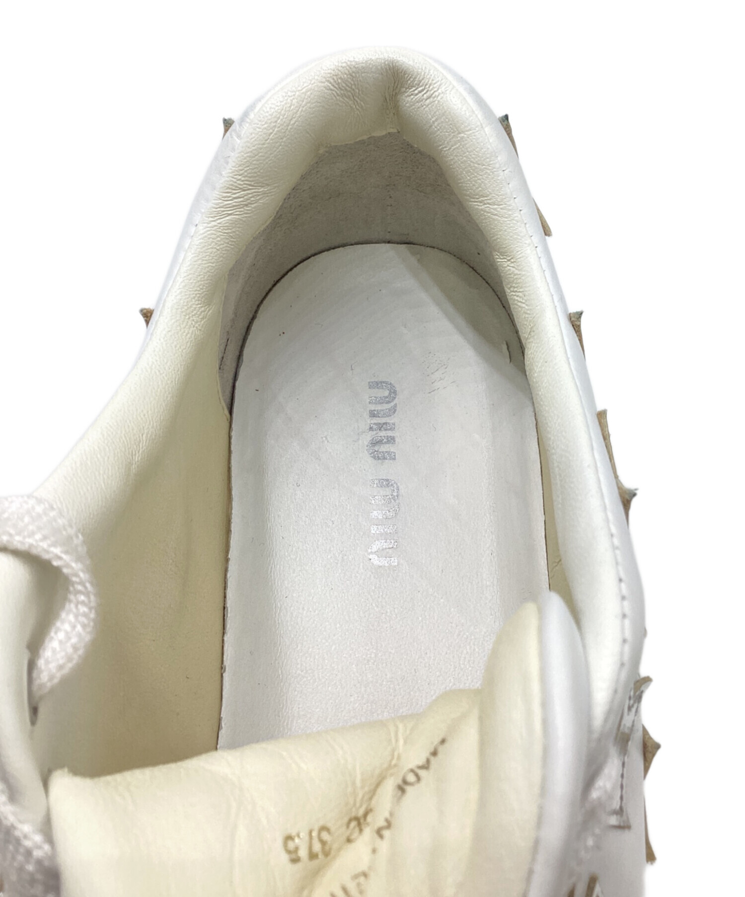 中古・古着通販】MIU MIU (ミュウミュウ) ローカット スター 