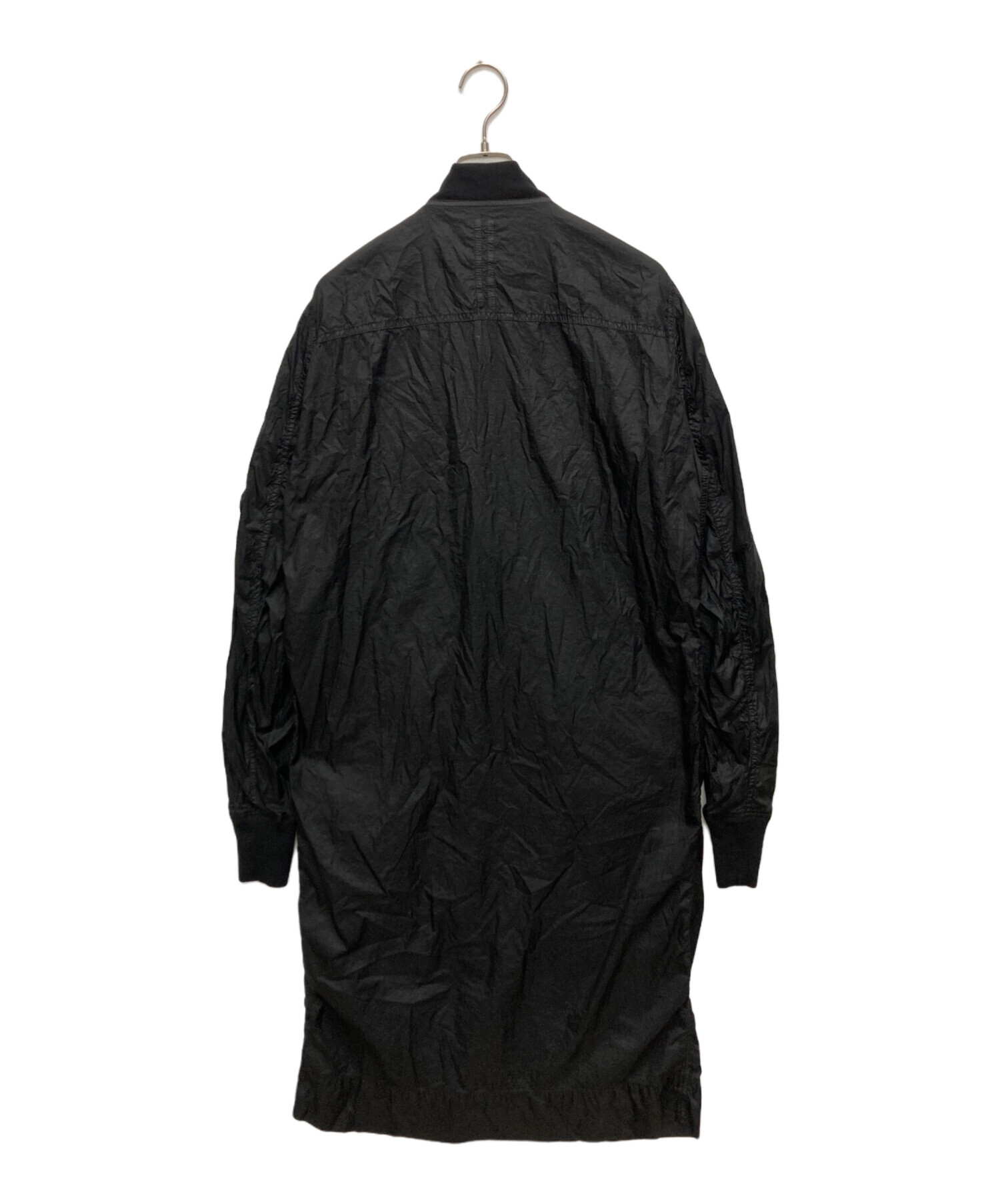 DRKSHDW ダークシャドウ ナイロンコート ジャケット ブラック 【XS】 SEALED WINDBREAKER | Rick Owens DRKSHDW(リックオウエンス ダーク