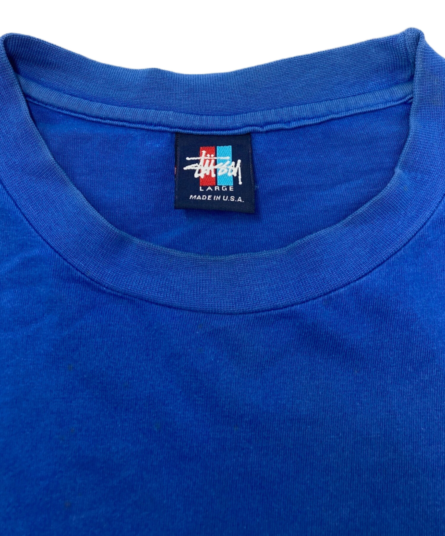 中古・古着通販】stussy (ステューシー) 半袖Tシャツ ブルー サイズ 