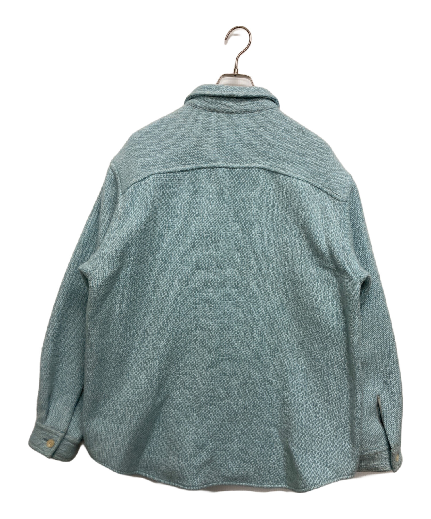 AURALEE SHETLAND WOOL SHIRTS サイズ4 中古・古着通販】AURALEE (オーラリー) SHETLAND WOOL ORGANIC COTTON