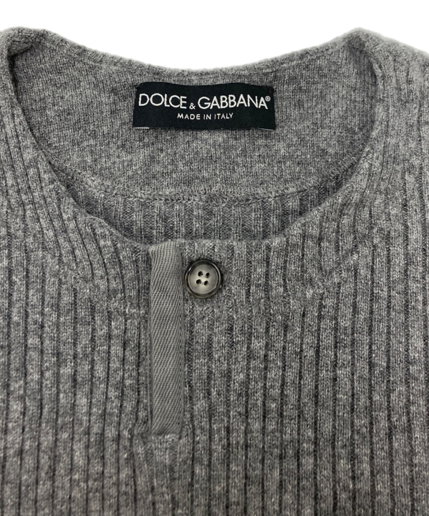 中古・古着通販】DOLCE & GABBANA (ドルチェ＆ガッバーナ) リブニット 