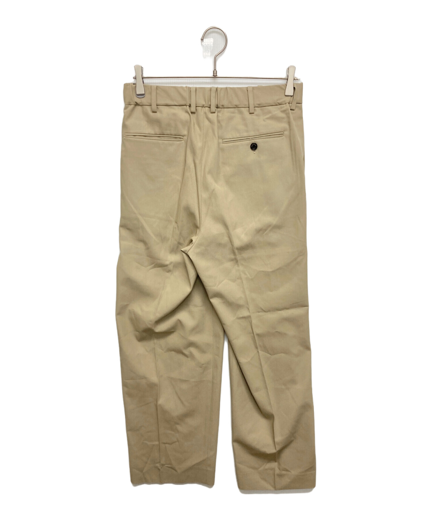 MARKAWARE クラシックフィットトラウザーズ ベージュ 白 CLASSIC FIT