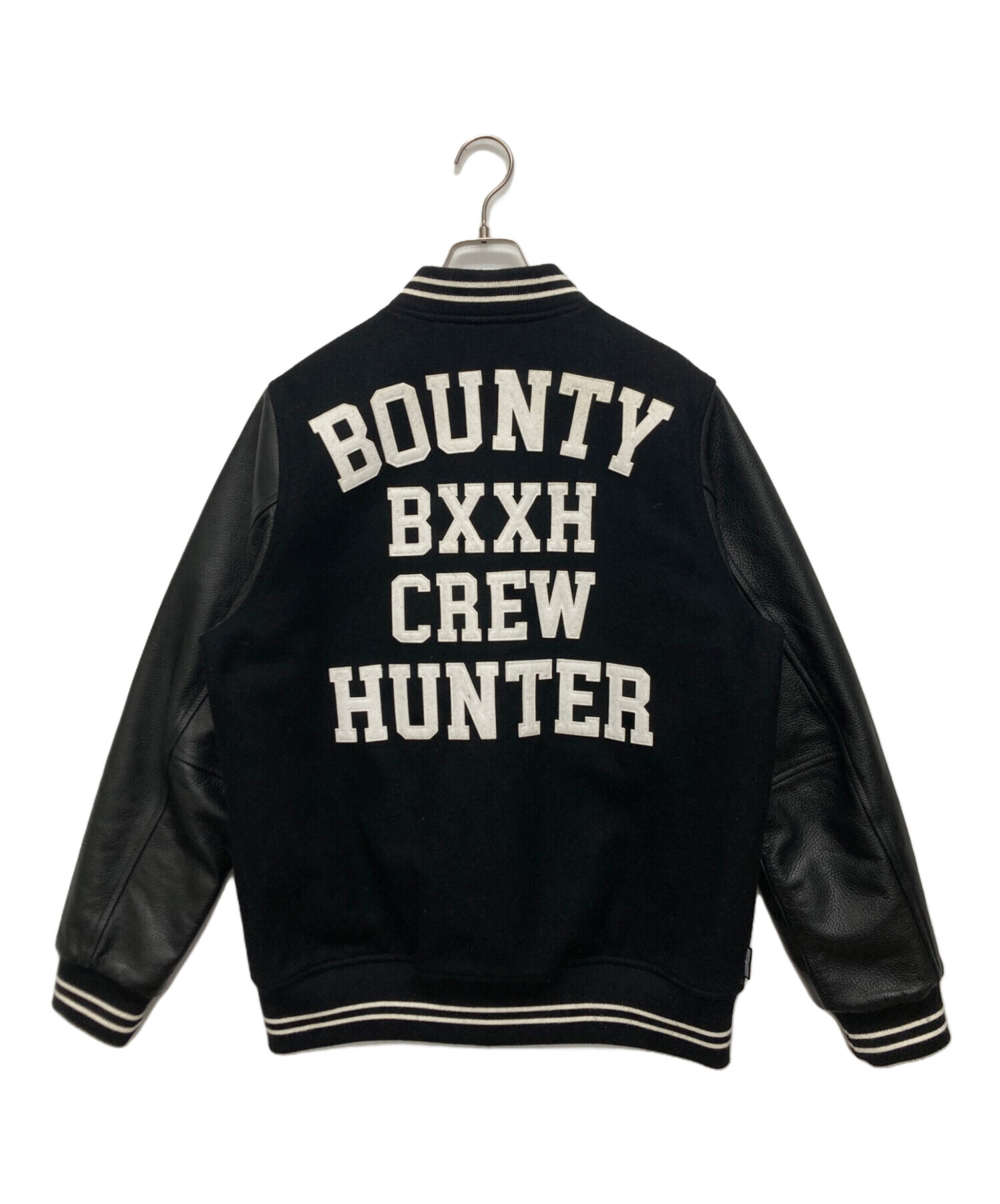 バウンティハンター　刺繍ロゴ ブラック スタジャン Supreme x Bounty Hunter Varsity Jacket Black スタジャン (Supreme
