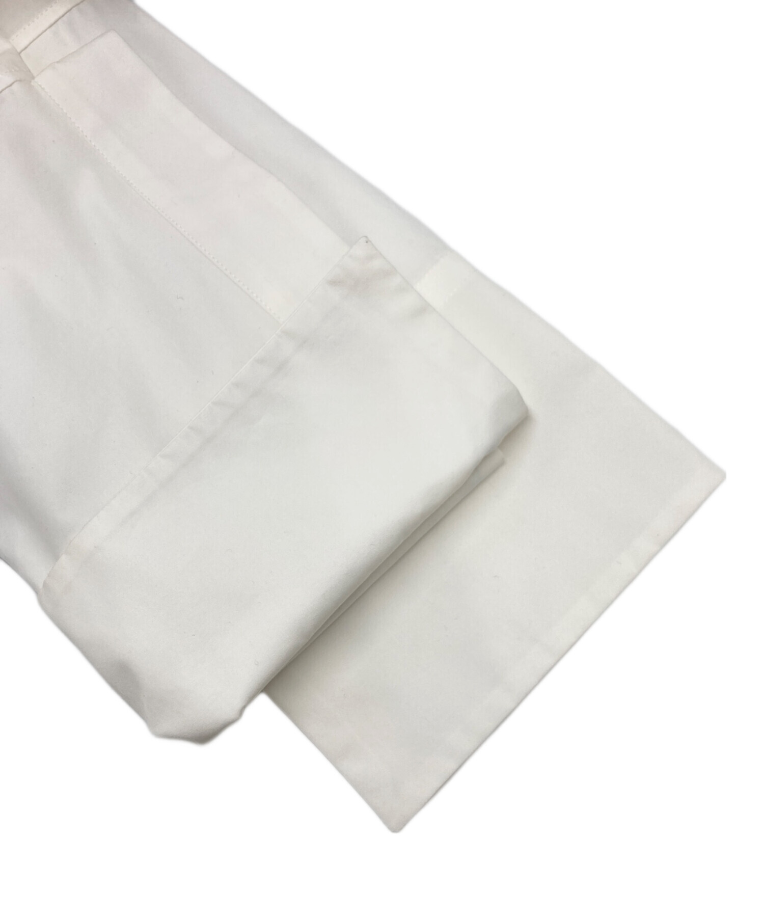 JIL SANDER サンフレール期 ピュアホワイト イタリア製コットンナイロン 中古・古着通販】JIL SANDER (ジルサンダー) ホワイトコットンシャツ