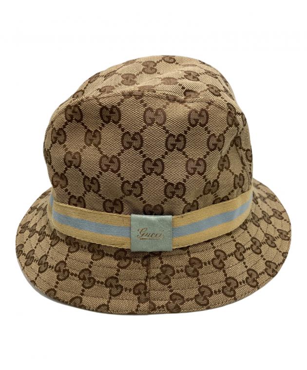 中古・古着通販】GUCCI (グッチ) バケットハット ベージュ サイズ:SIZE