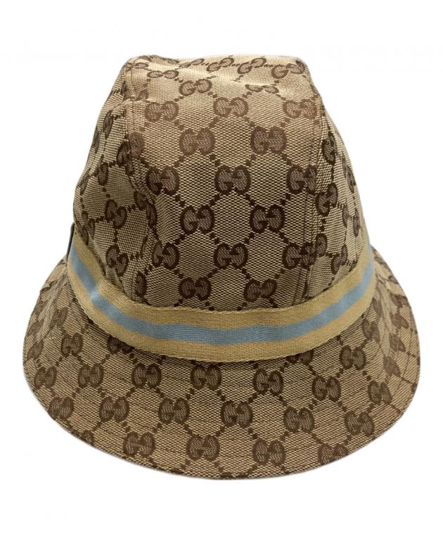 GUCCI バケットハット ベージュ 未使用 中古・古着通販】GUCCI (グッチ) バケットハット ベージュ サイズ:SIZE