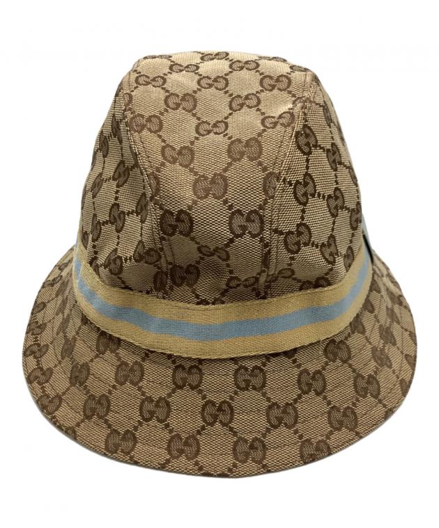 中古・古着通販】GUCCI (グッチ) バケットハット ベージュ サイズ:SIZE