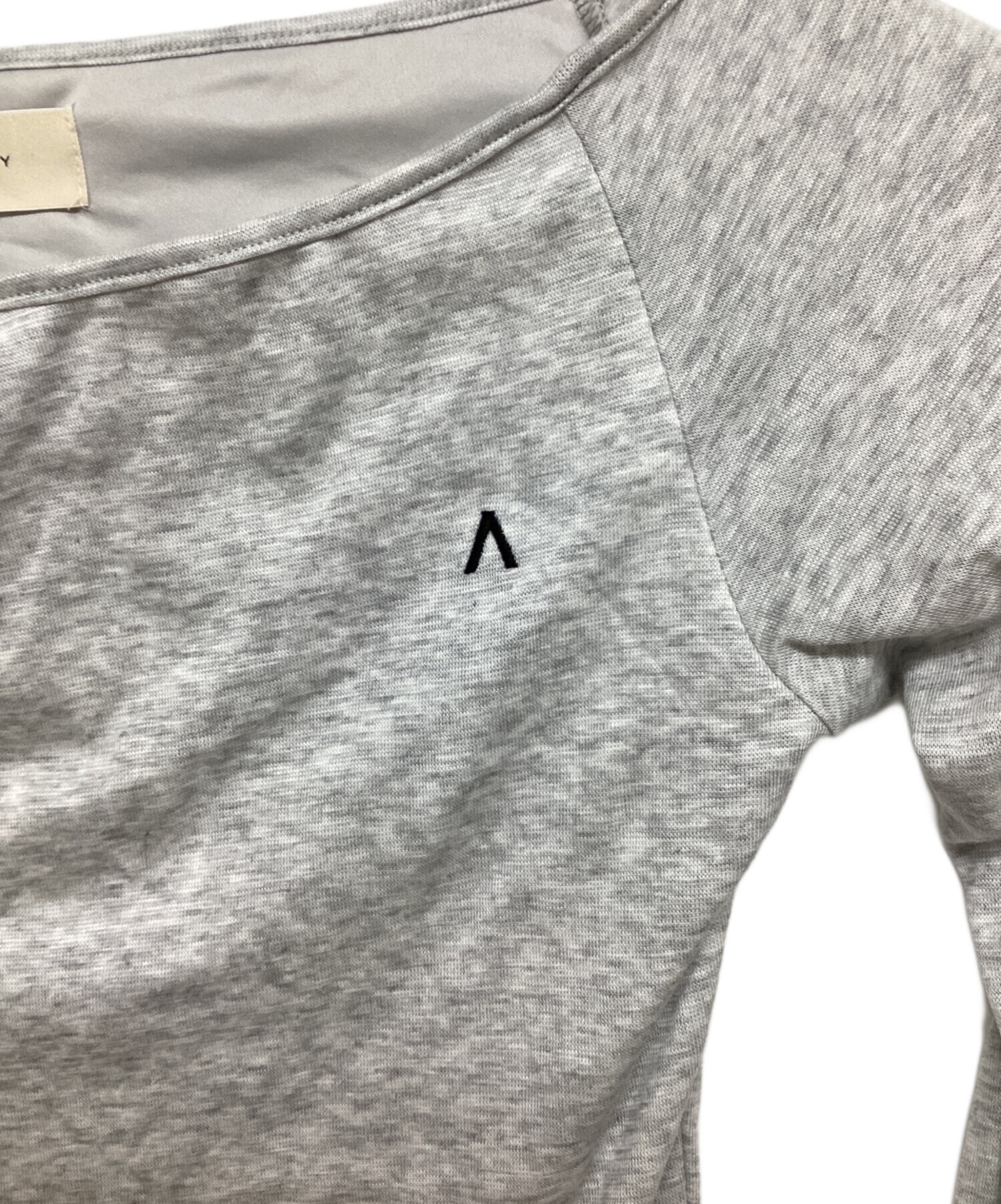 中古・古着通販】ANDMARY (アンドマリー) Lauren frill tops グレー 